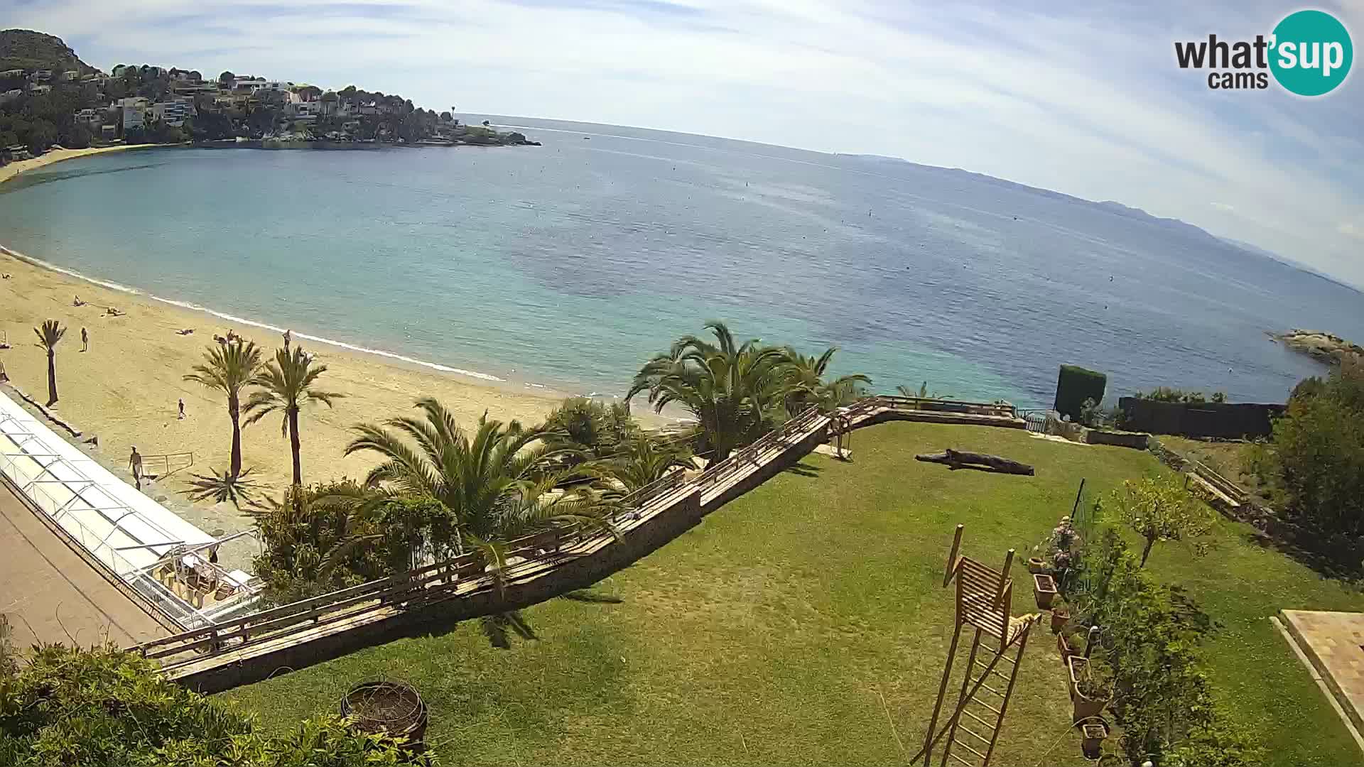 Plaža de l’Almadrava Spletna kamera Roses – Costa Brava – Španija