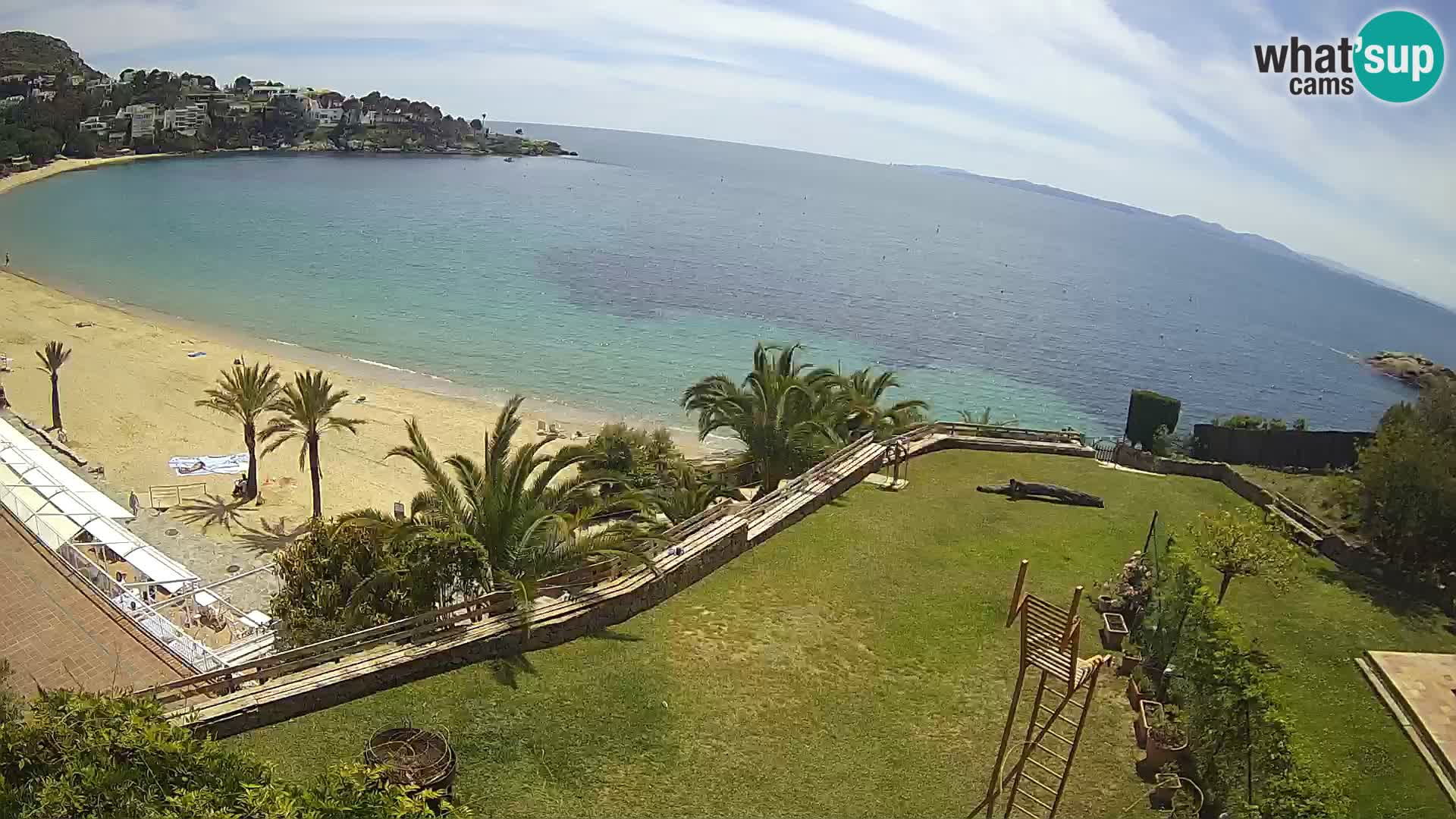 Platja de l’Almadrava beach Live Webcam Roses – Costa Brava – Spain