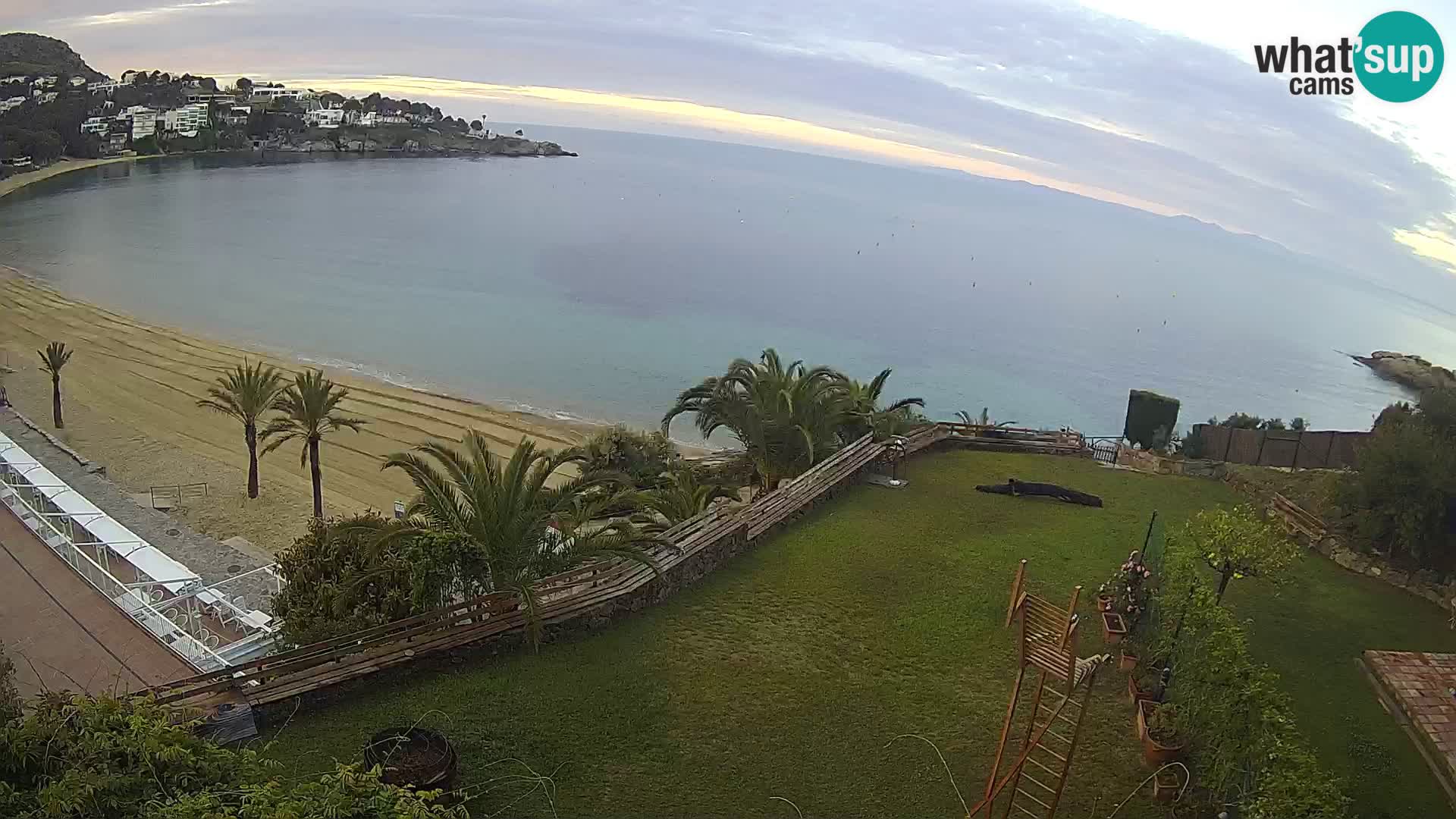 Platja de l’Almadrava Strand Webcam Roses – Costa Brava – Spanien