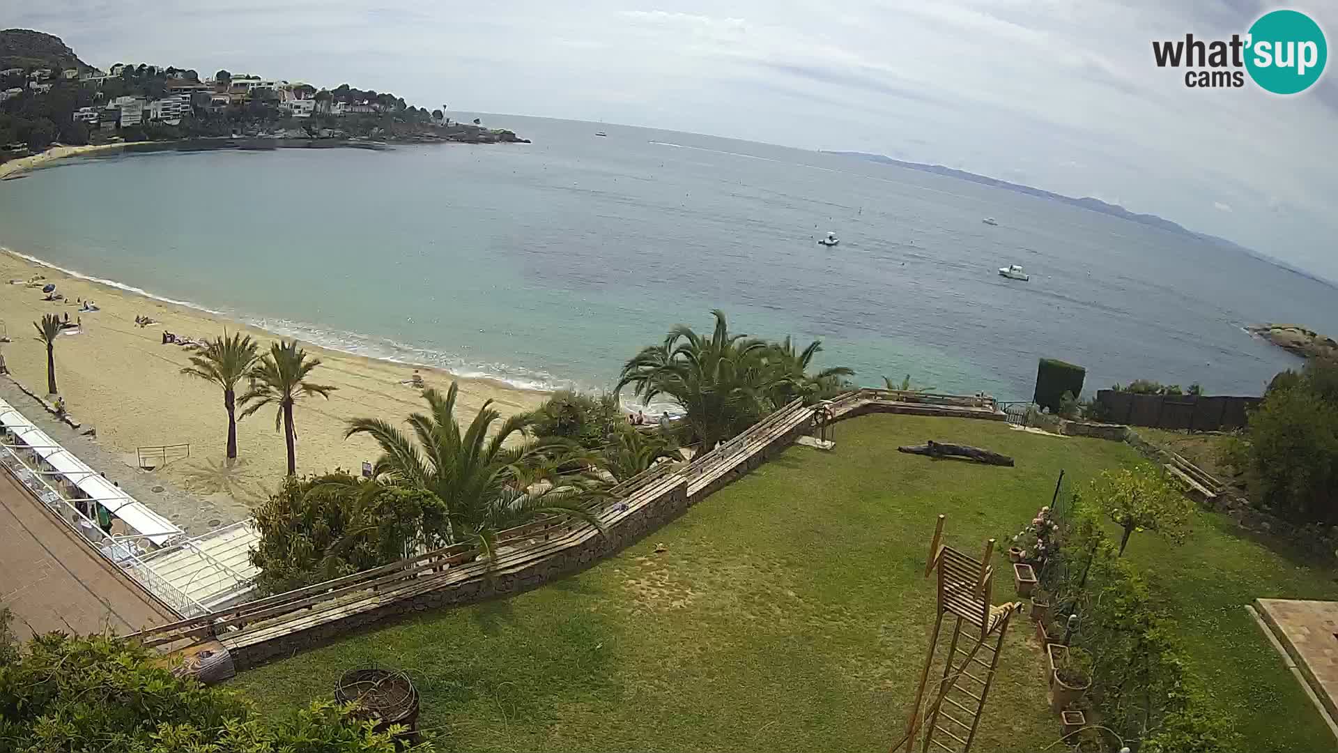 Platja de l’Almadrava beach Live Webcam Roses – Costa Brava – Spain