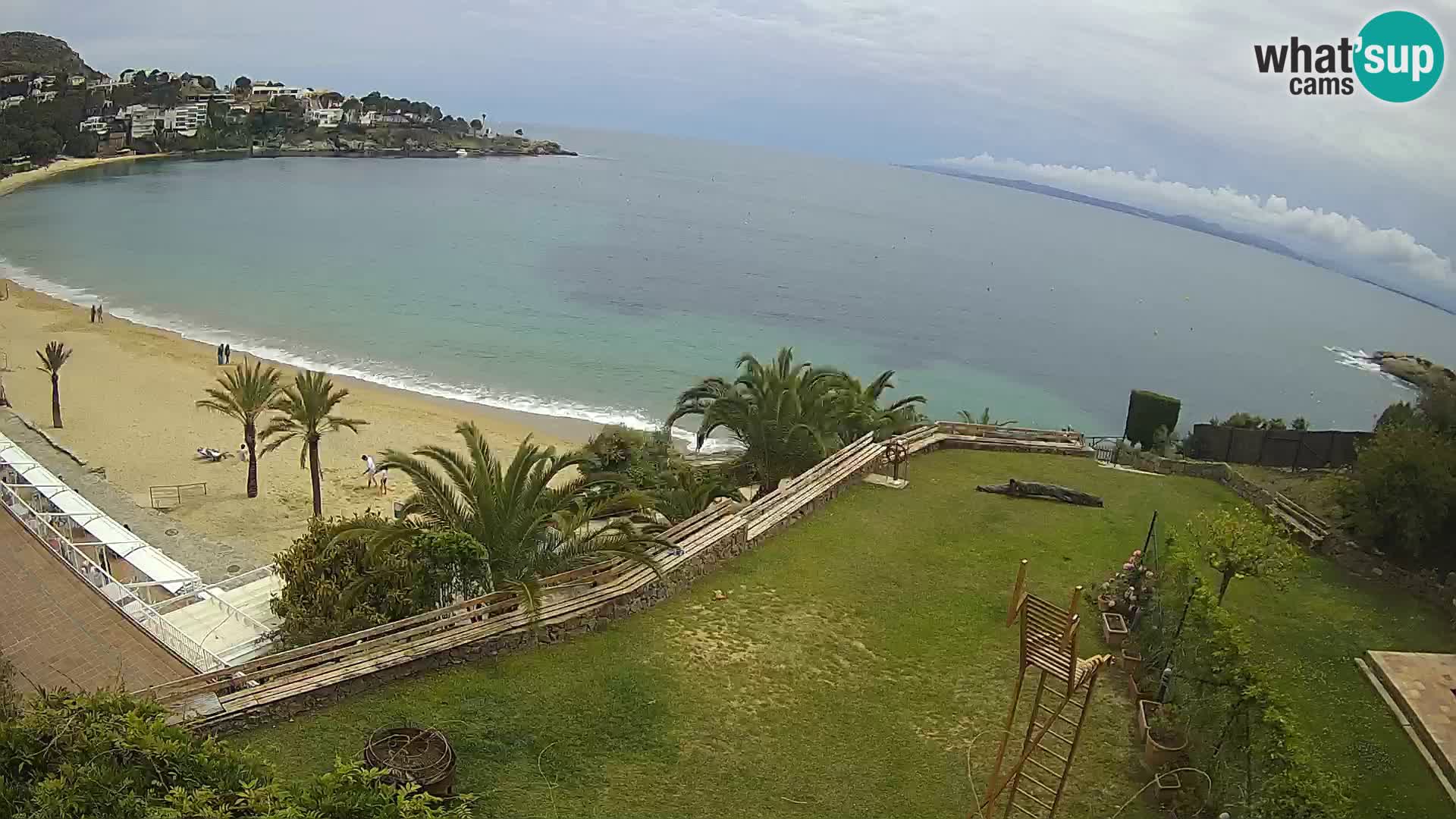 Playa de l’Almadrava camera en vivo Roses – Costa Brava – Espana