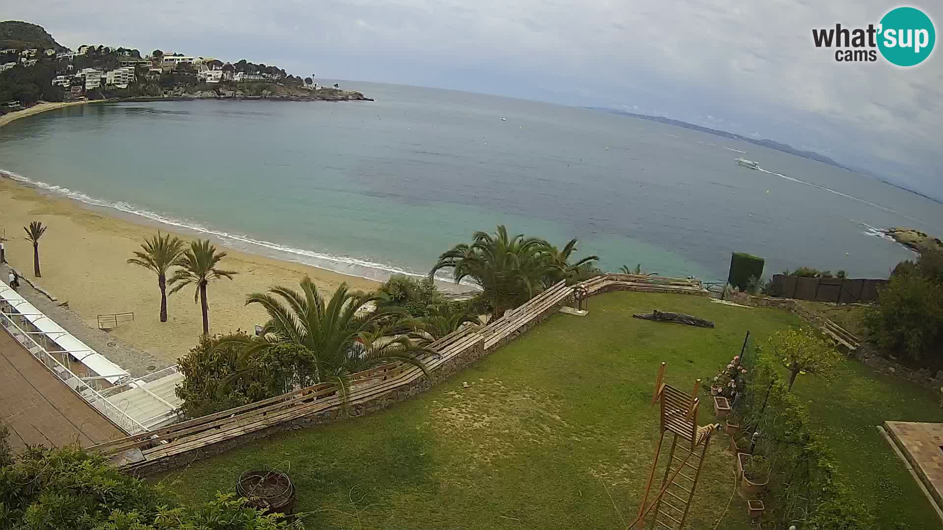 Playa de l’Almadrava camera en vivo Roses – Costa Brava – Espana