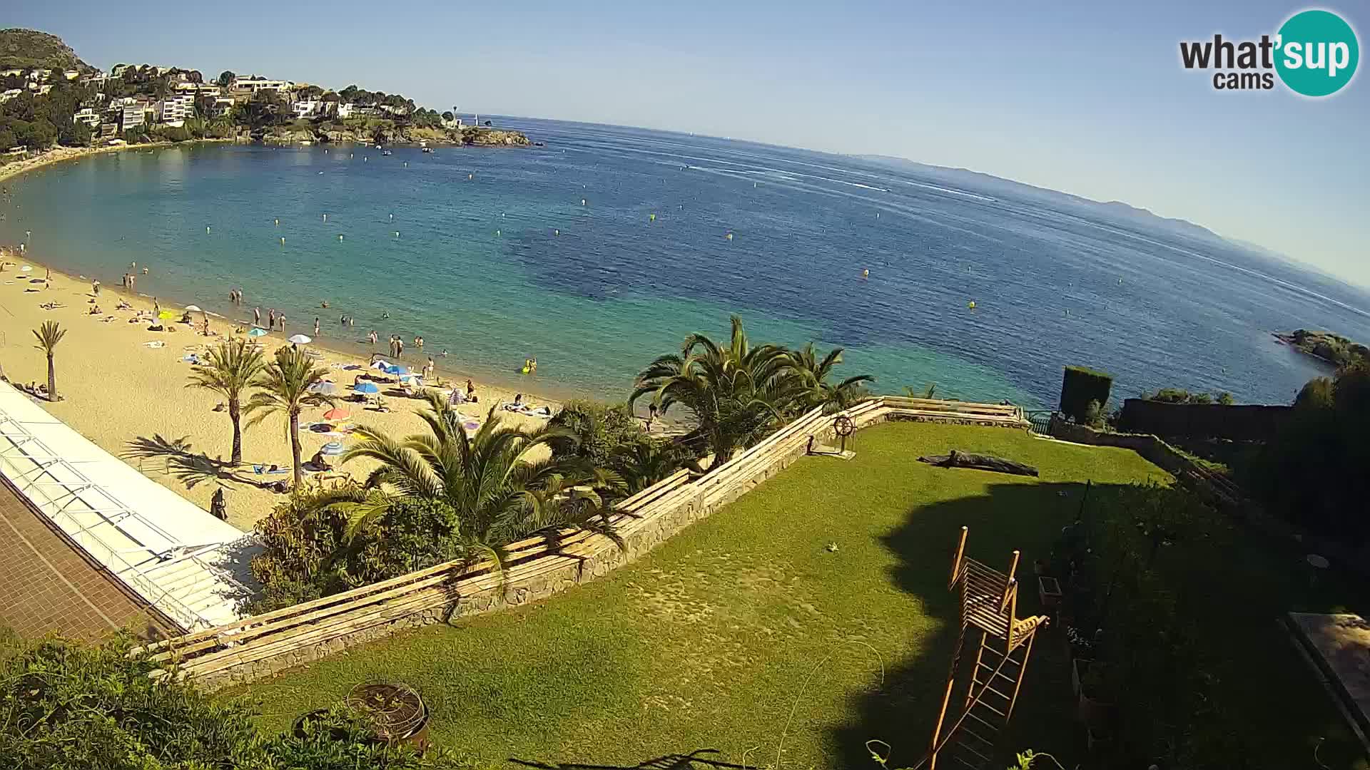 Playa de l’Almadrava camera en vivo Roses – Costa Brava – Espana