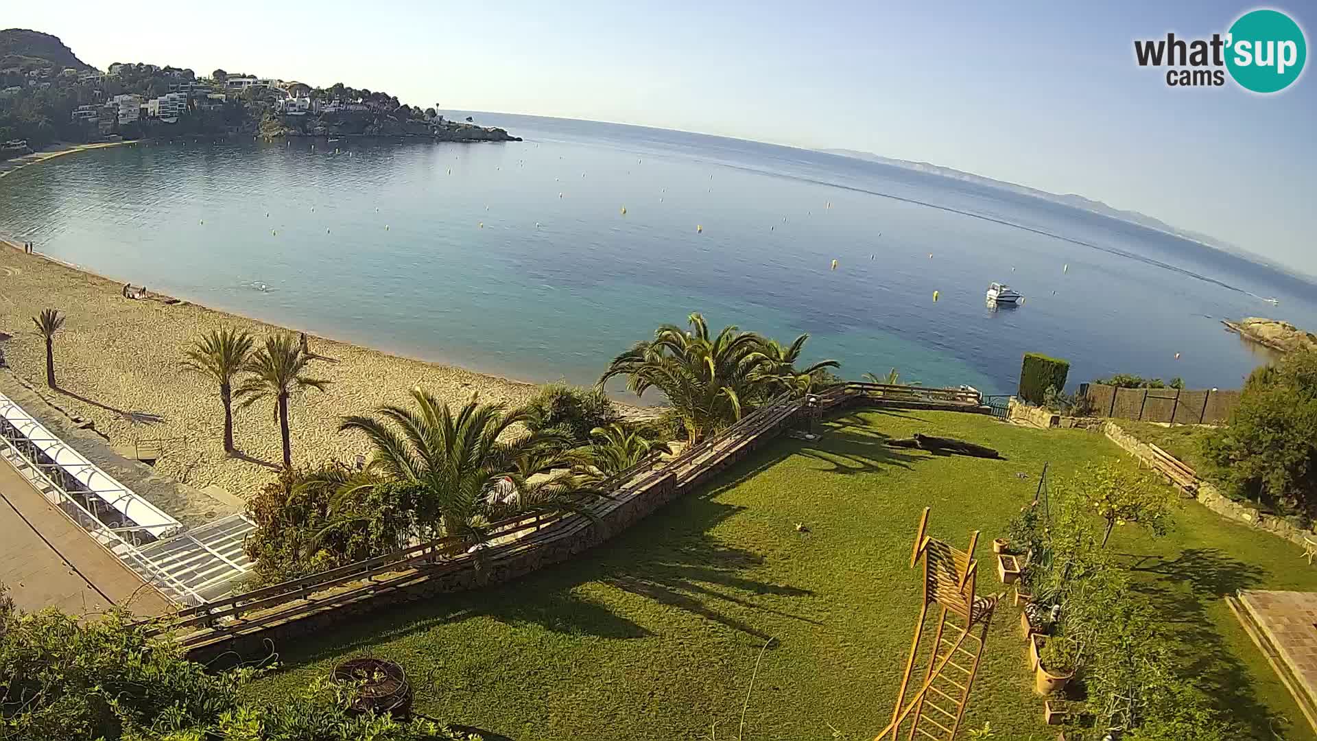 Platja de l’Almadrava beach Live Webcam Roses – Costa Brava – Spain