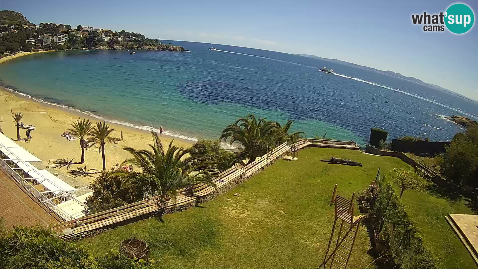 Plaža de l’Almadrava Spletna kamera Roses – Costa Brava – Španija