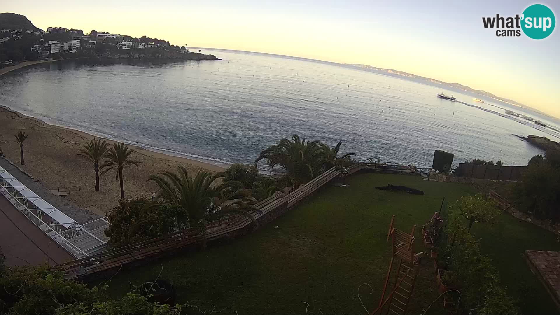 Plaža de l’Almadrava Spletna kamera Roses – Costa Brava – Španija
