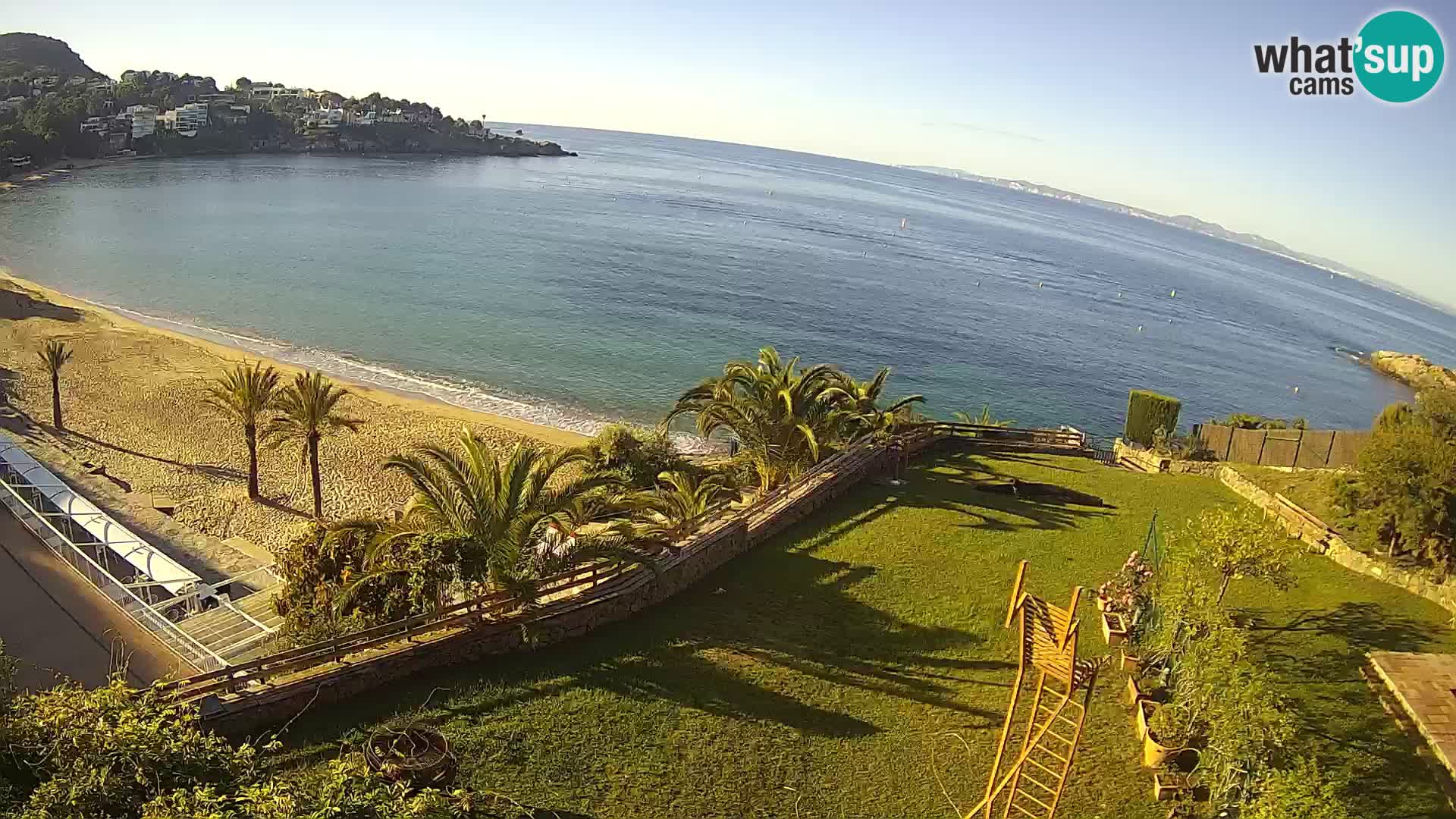 Plaža de l’Almadrava Spletna kamera Roses – Costa Brava – Španija