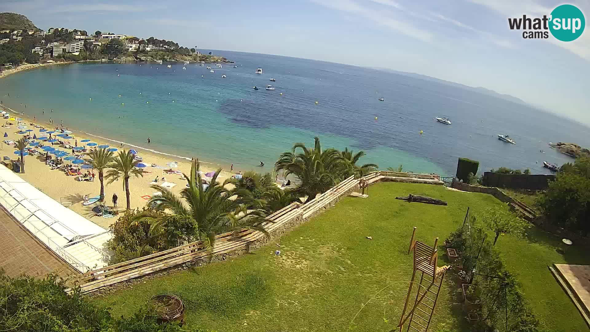 Playa de l’Almadrava camera en vivo Roses – Costa Brava – Espana