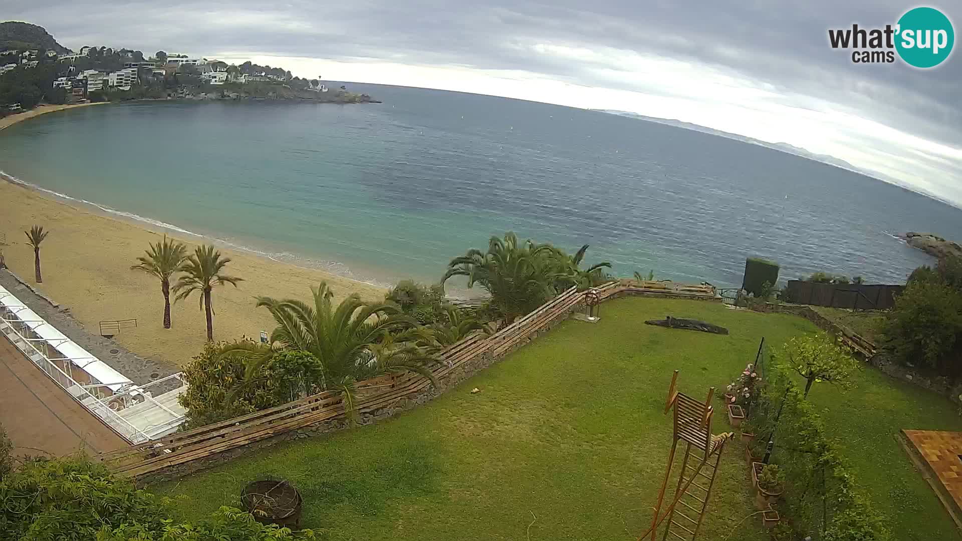 Platja de l’Almadrava beach Live Webcam Roses – Costa Brava – Spain