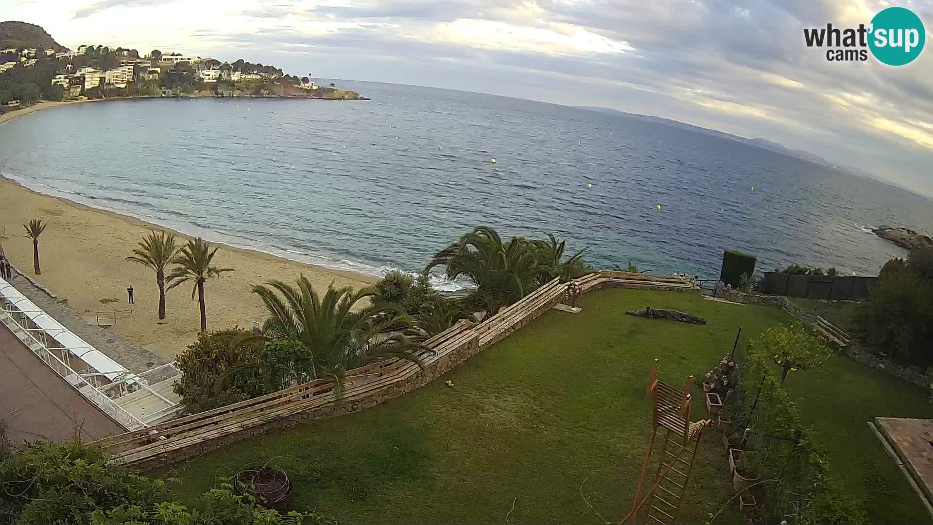 Platja de l’Almadrava Strand Webcam Roses – Costa Brava – Spanien