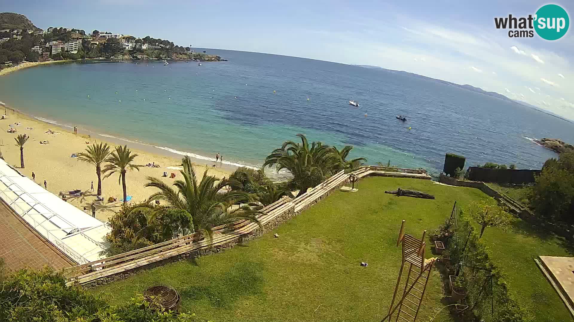 Plage de l’Almadrava Livecam Roses – Costa Brava – Espagne