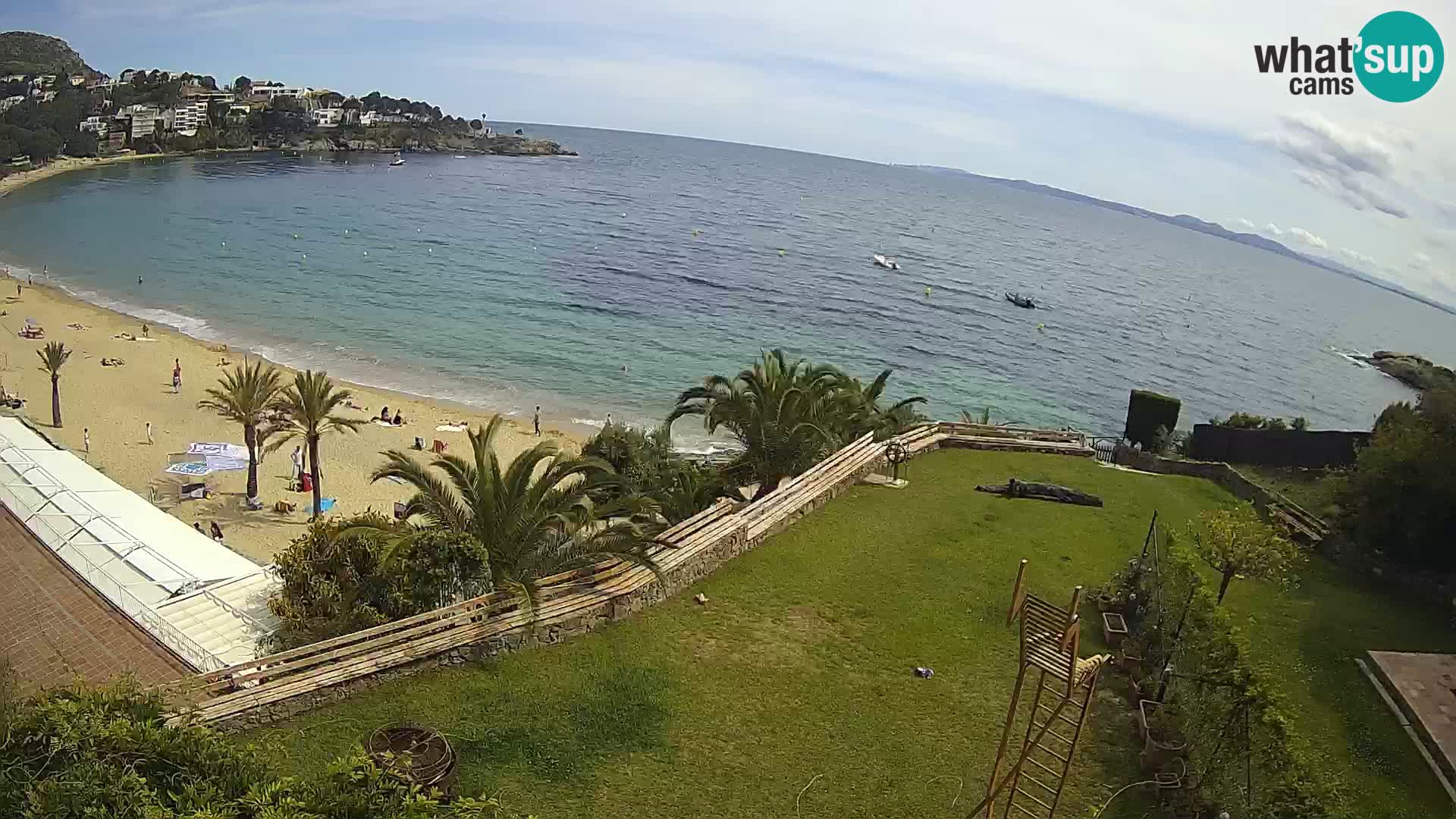 Plage de l’Almadrava Livecam Roses – Costa Brava – Espagne