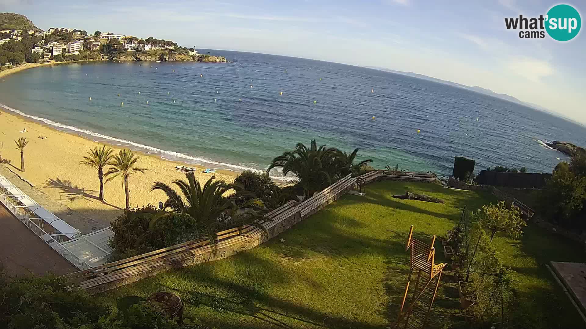 Platja de l’Almadrava Strand Webcam Roses – Costa Brava – Spanien