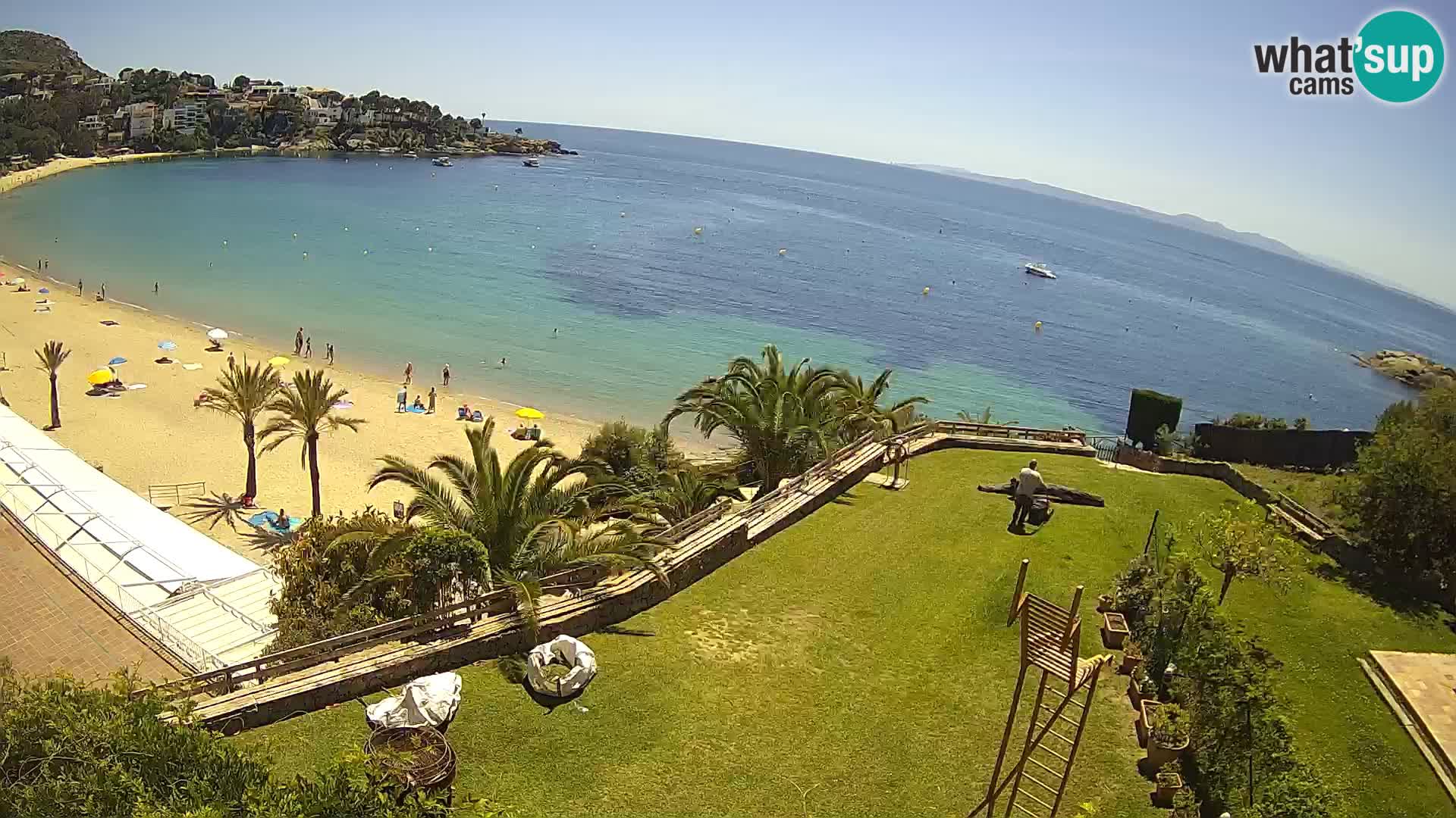 Plaža de l’Almadrava Spletna kamera Roses – Costa Brava – Španija