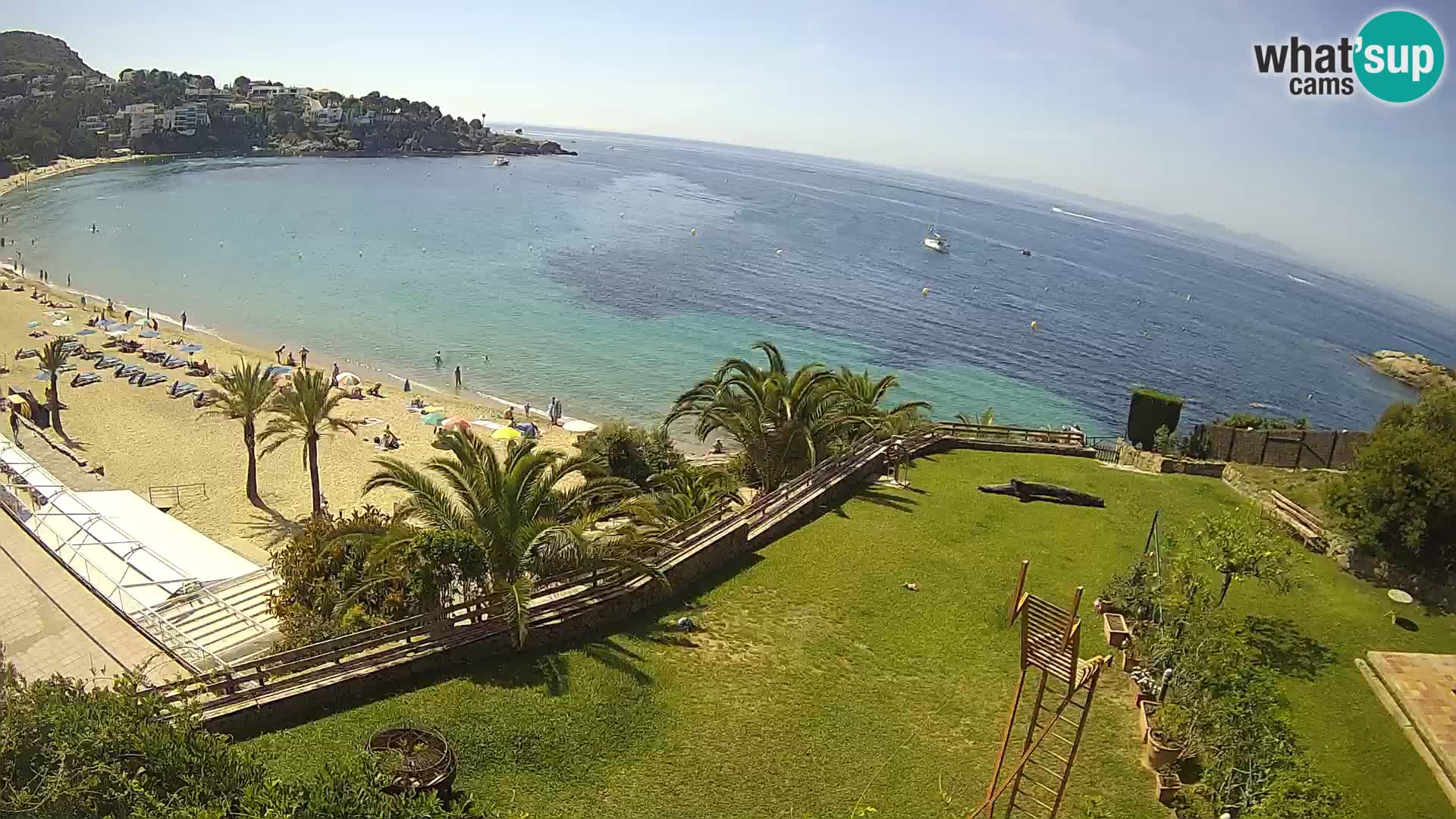 Platja de l’Almadrava beach Live Webcam Roses – Costa Brava – Spain