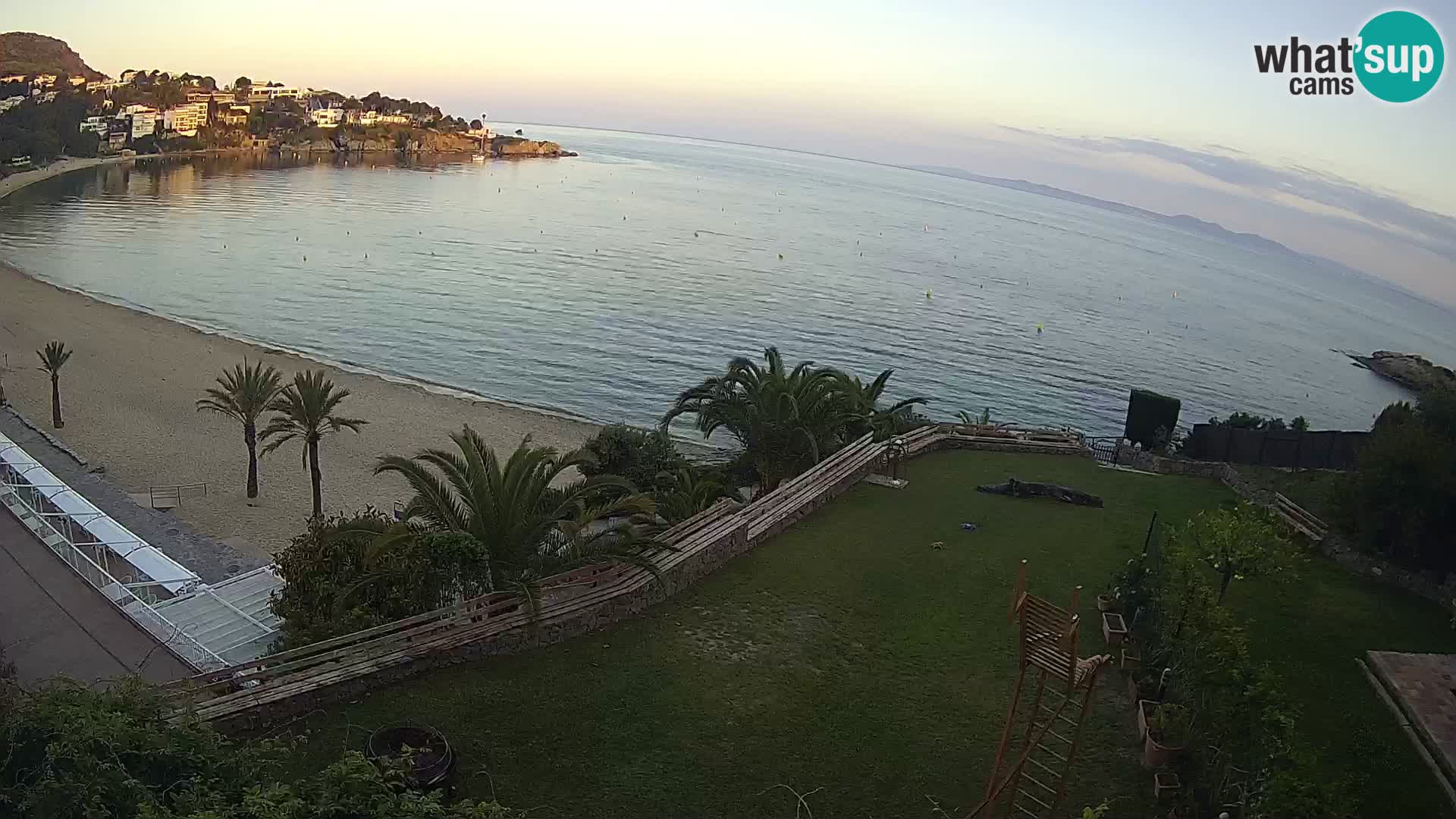 Plaža de l’Almadrava Spletna kamera Roses – Costa Brava – Španija