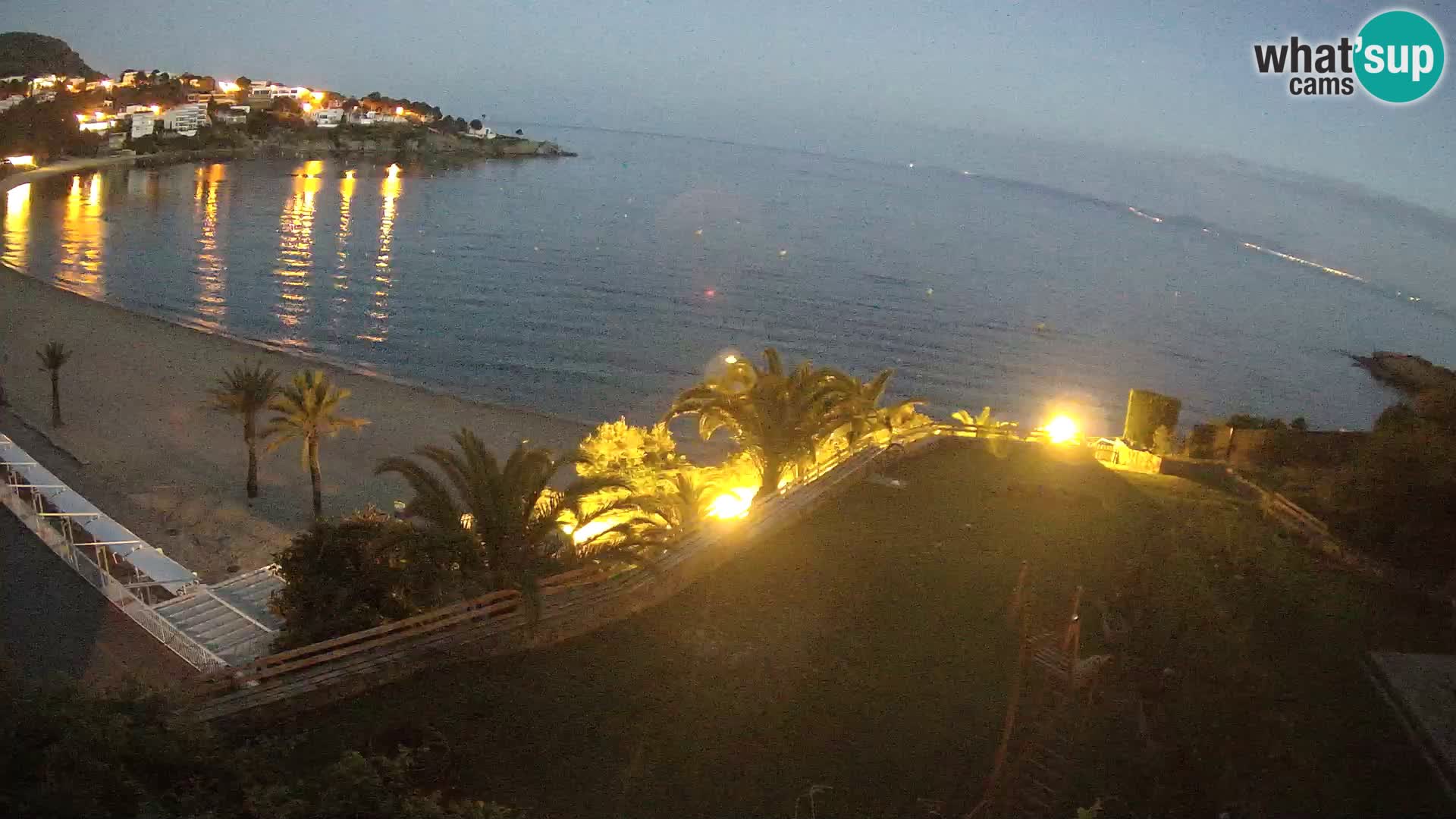 Plaža de l’Almadrava Spletna kamera Roses – Costa Brava – Španija
