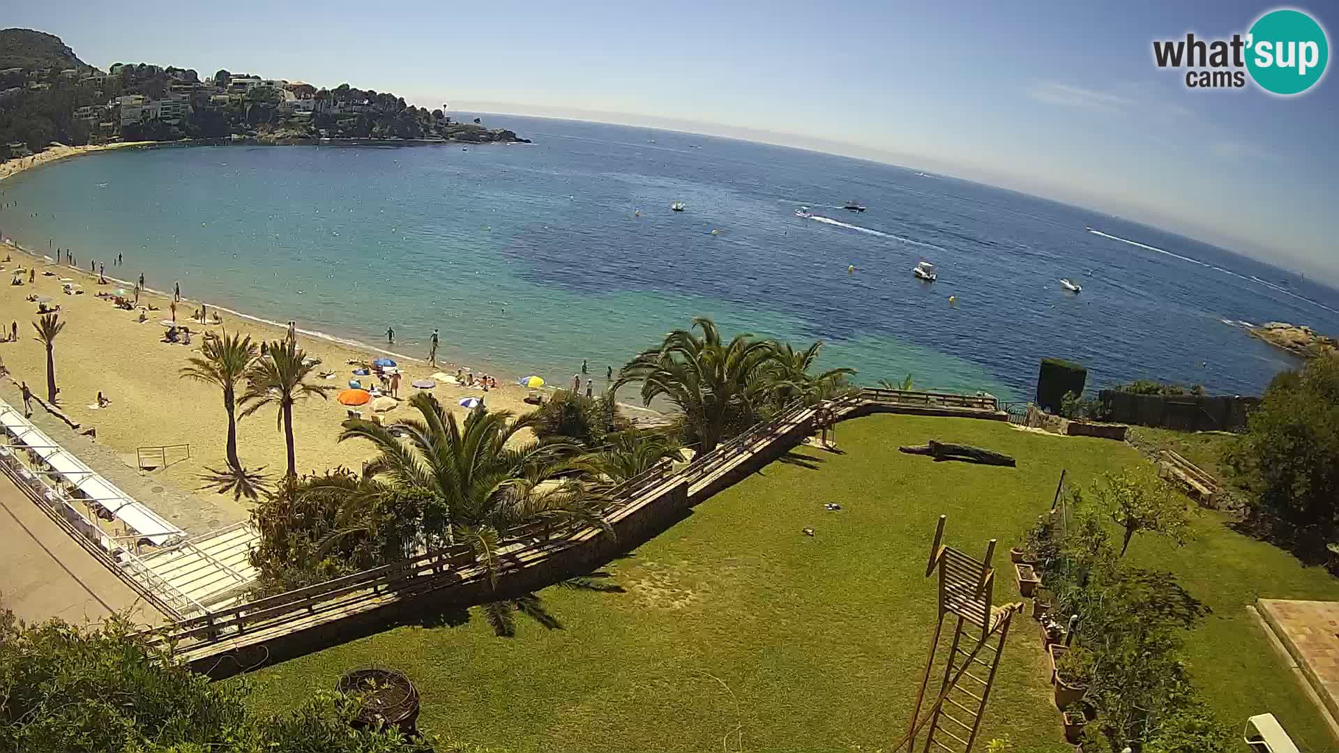 Playa de l’Almadrava camera en vivo Roses – Costa Brava – Espana