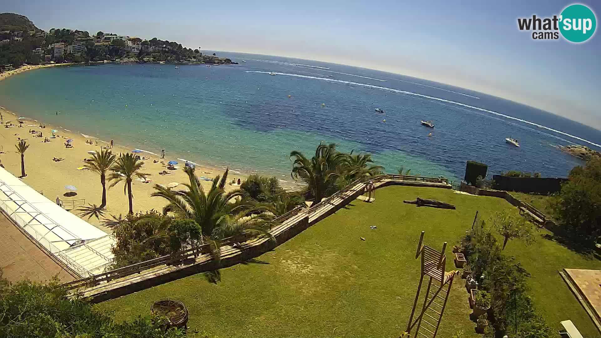 Playa de l’Almadrava camera en vivo Roses – Costa Brava – Espana