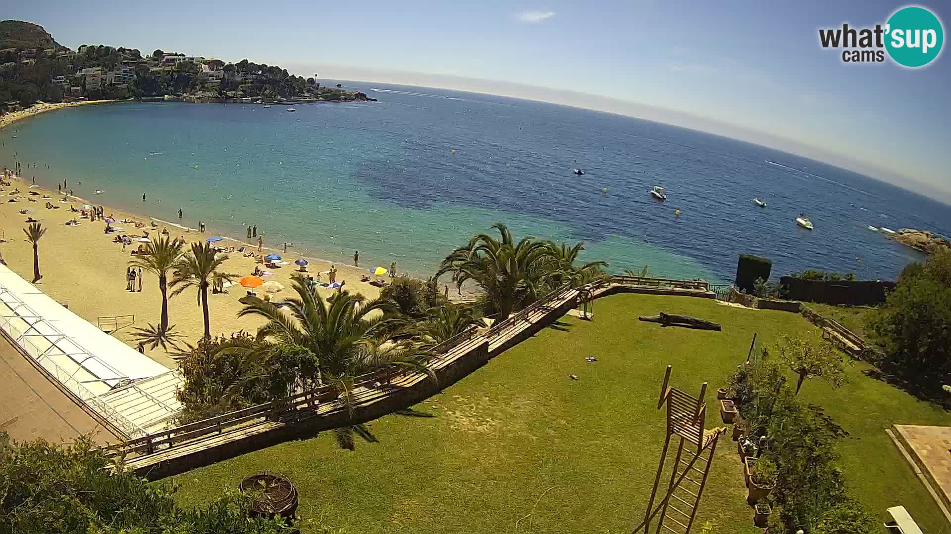 Playa de l’Almadrava camera en vivo Roses – Costa Brava – Espana
