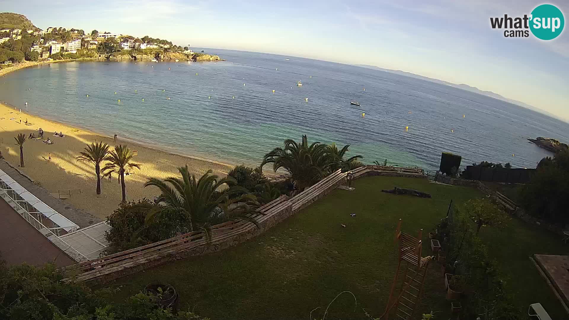 Platja de l’Almadrava beach Live Webcam Roses – Costa Brava – Spain
