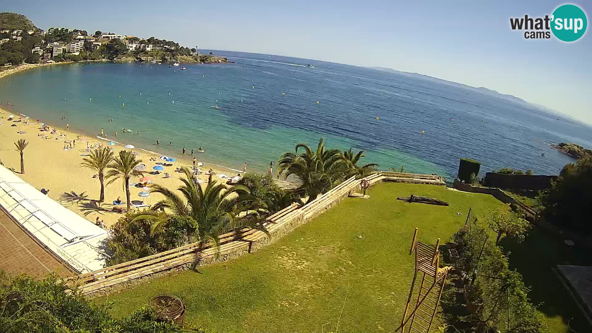 Plaža de l’Almadrava Spletna kamera Roses – Costa Brava – Španija