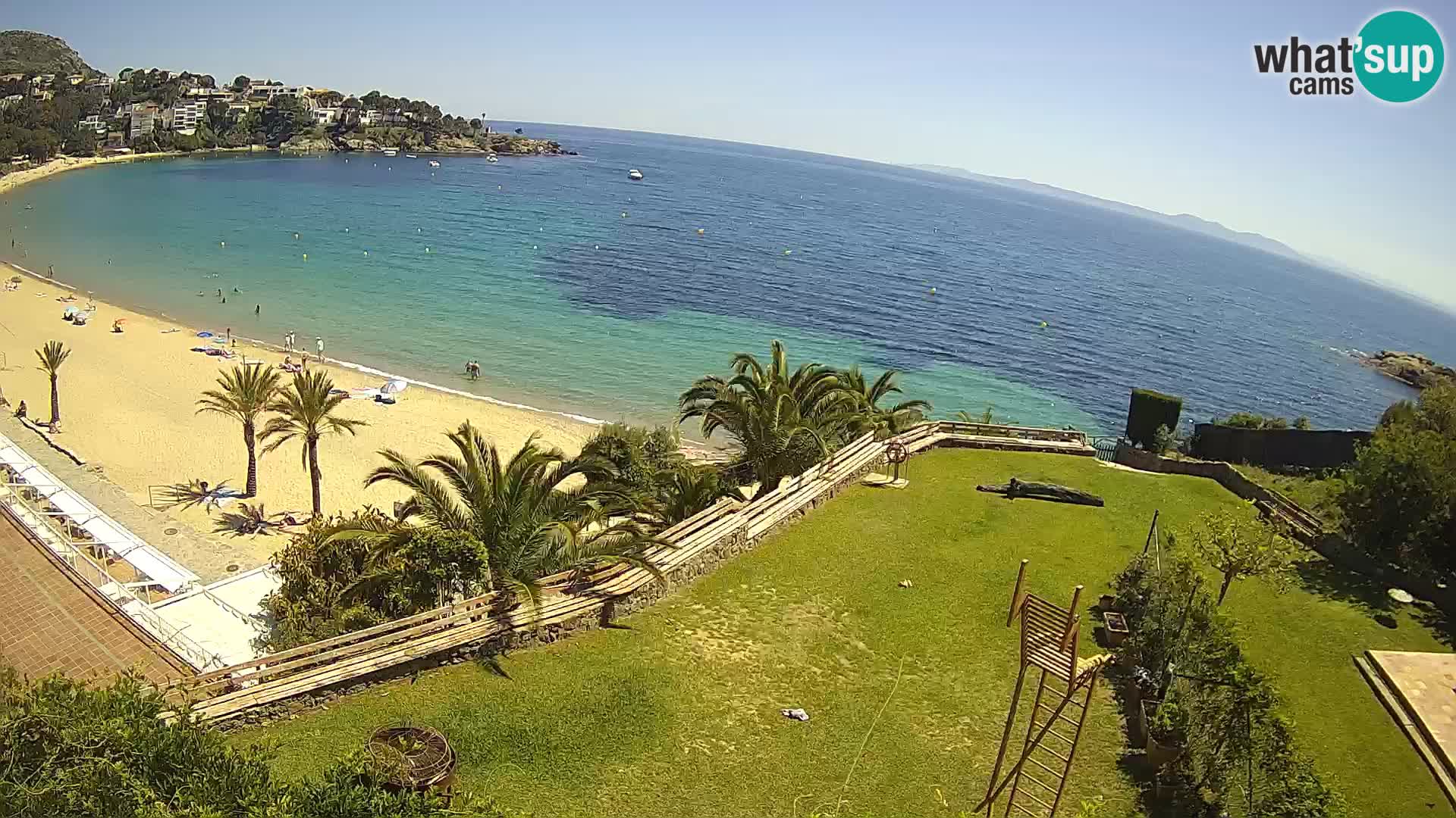 Platja de l’Almadrava Strand Webcam Roses – Costa Brava – Spanien