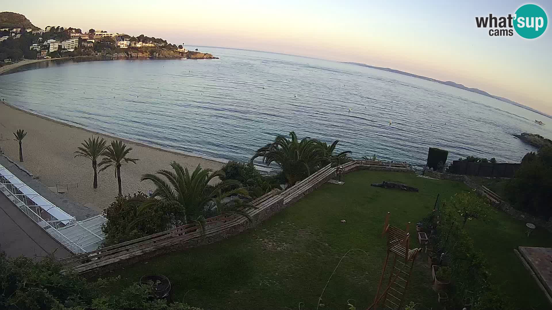Playa de l’Almadrava camera en vivo Roses – Costa Brava – Espana