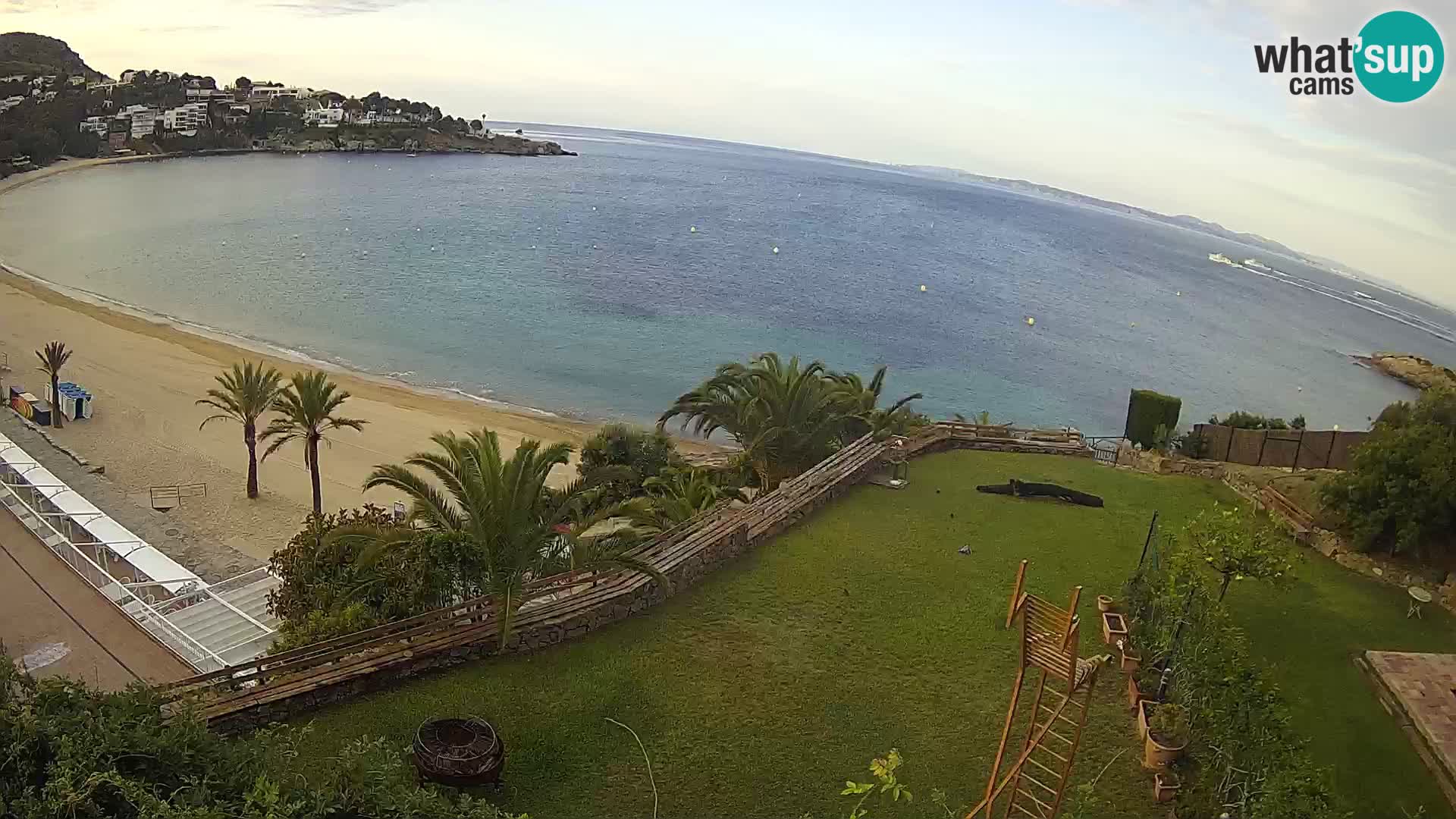 Playa de l’Almadrava camera en vivo Roses – Costa Brava – Espana