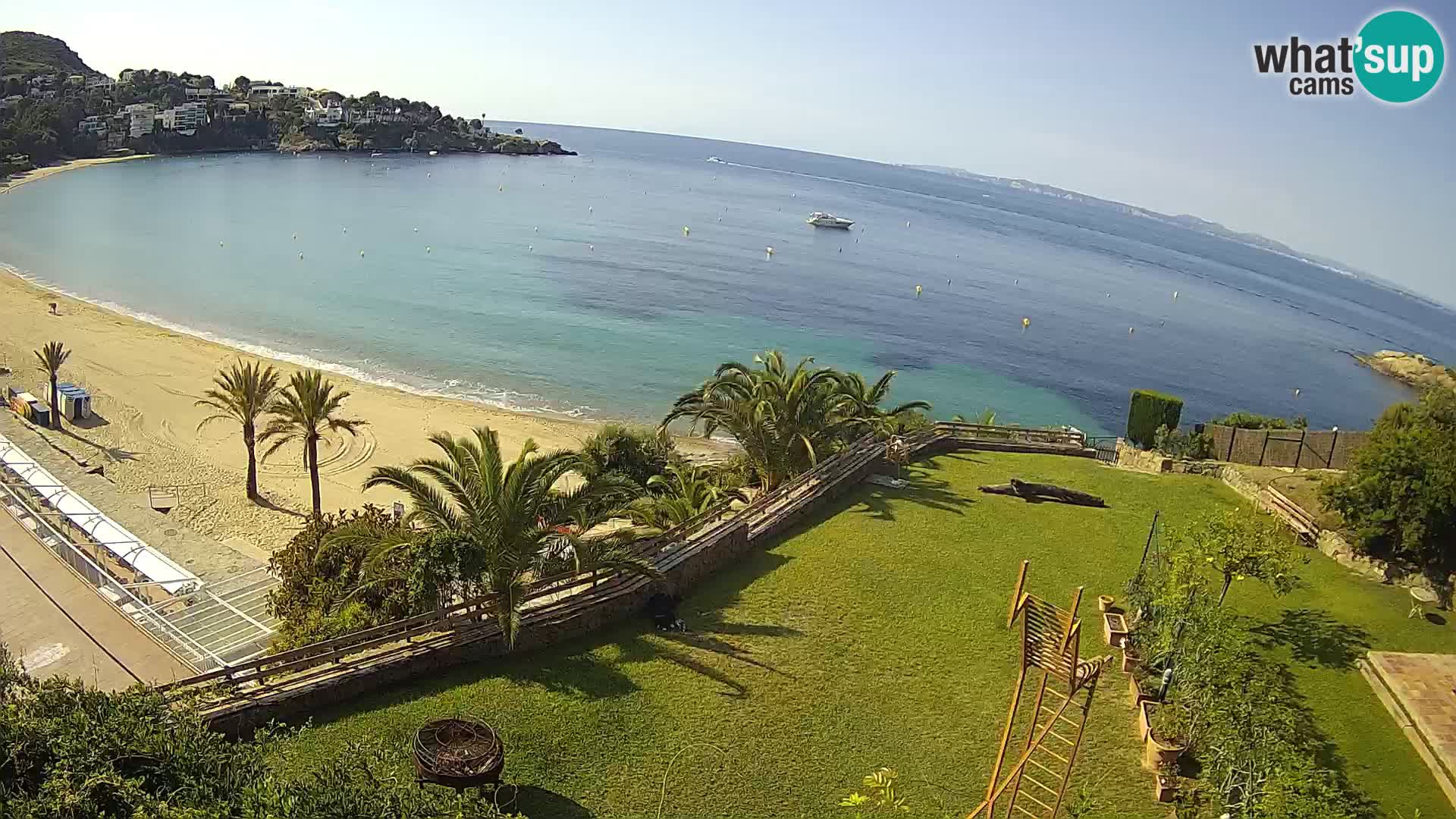 Playa de l’Almadrava camera en vivo Roses – Costa Brava – Espana