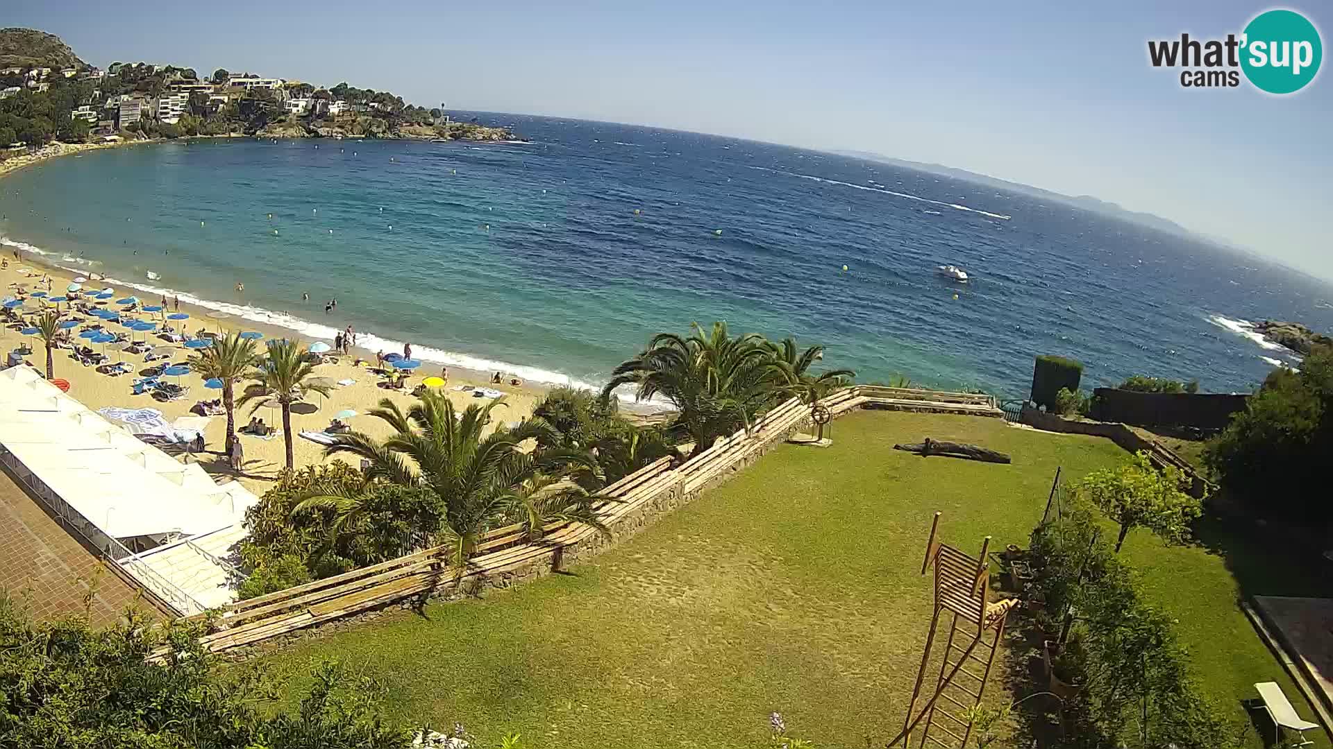 Platja de l’Almadrava Strand Webcam Roses – Costa Brava – Spanien