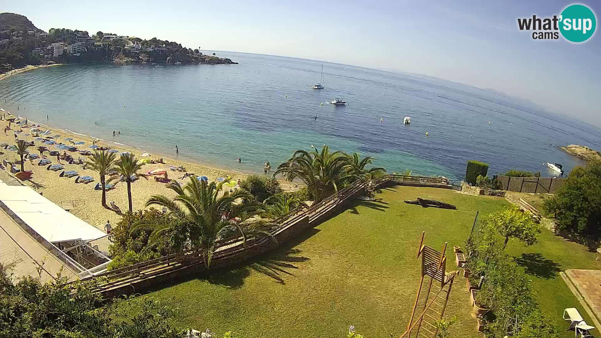 Platja de l’Almadrava beach Live Webcam Roses – Costa Brava – Spain