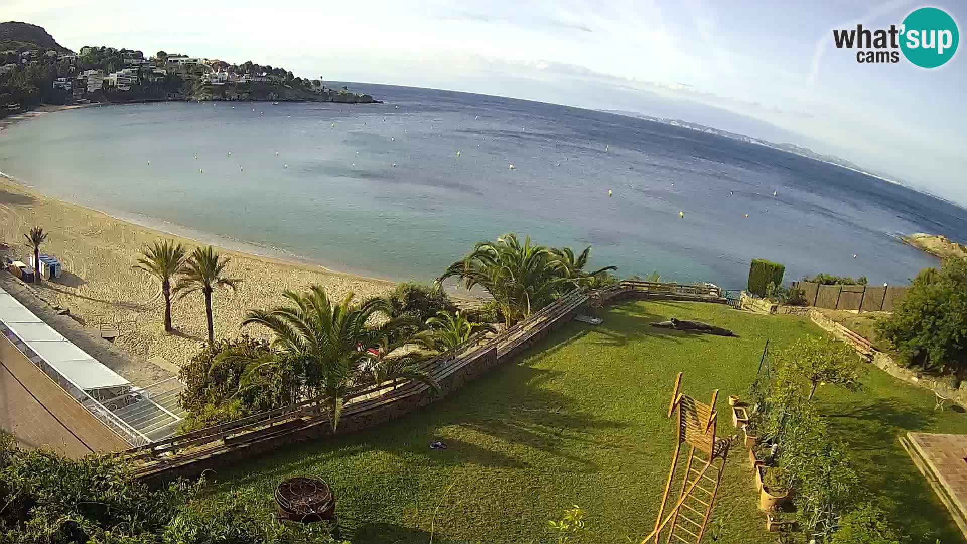 Playa de l’Almadrava camera en vivo Roses – Costa Brava – Espana