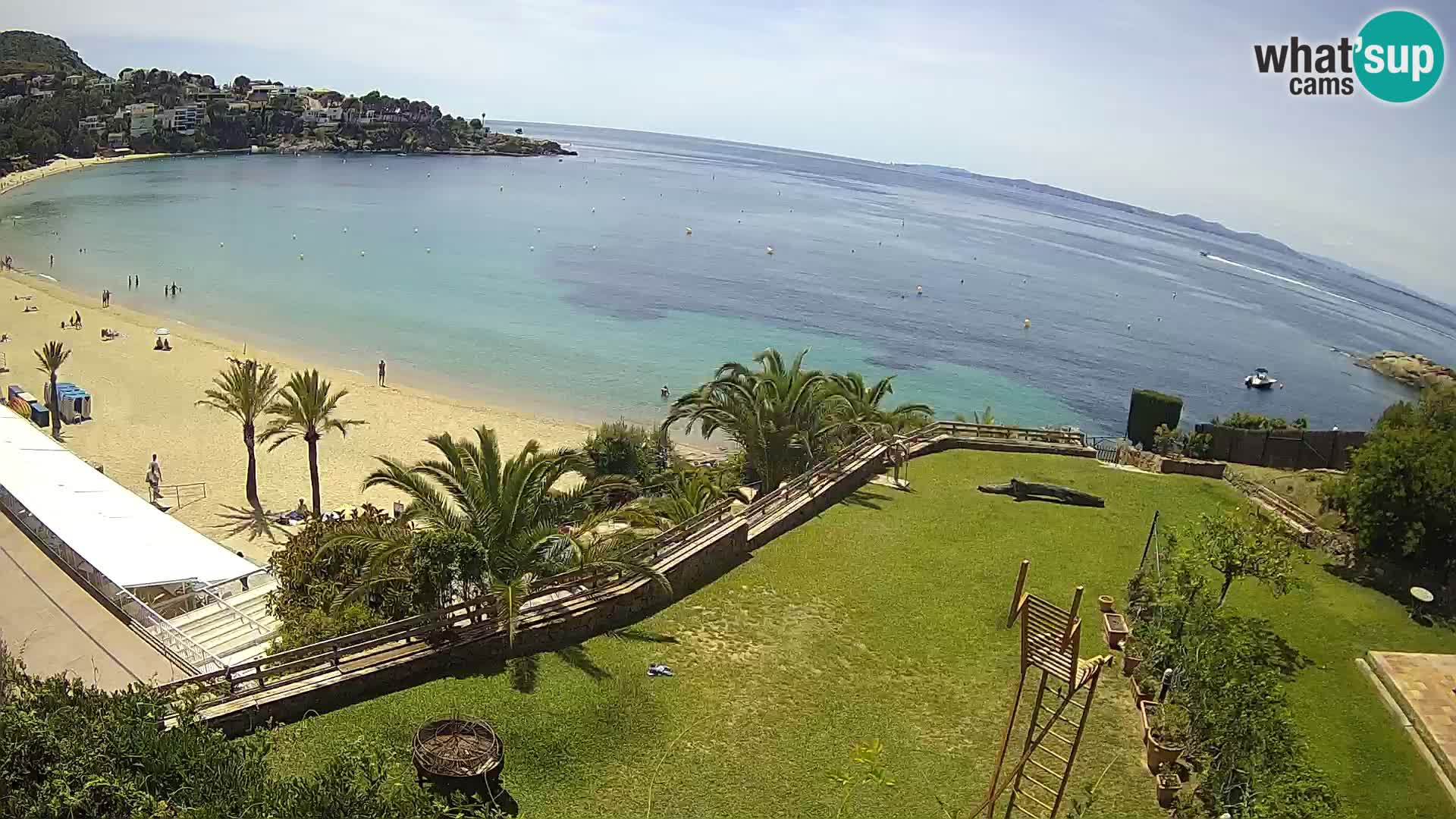 Playa de l’Almadrava camera en vivo Roses – Costa Brava – Espana