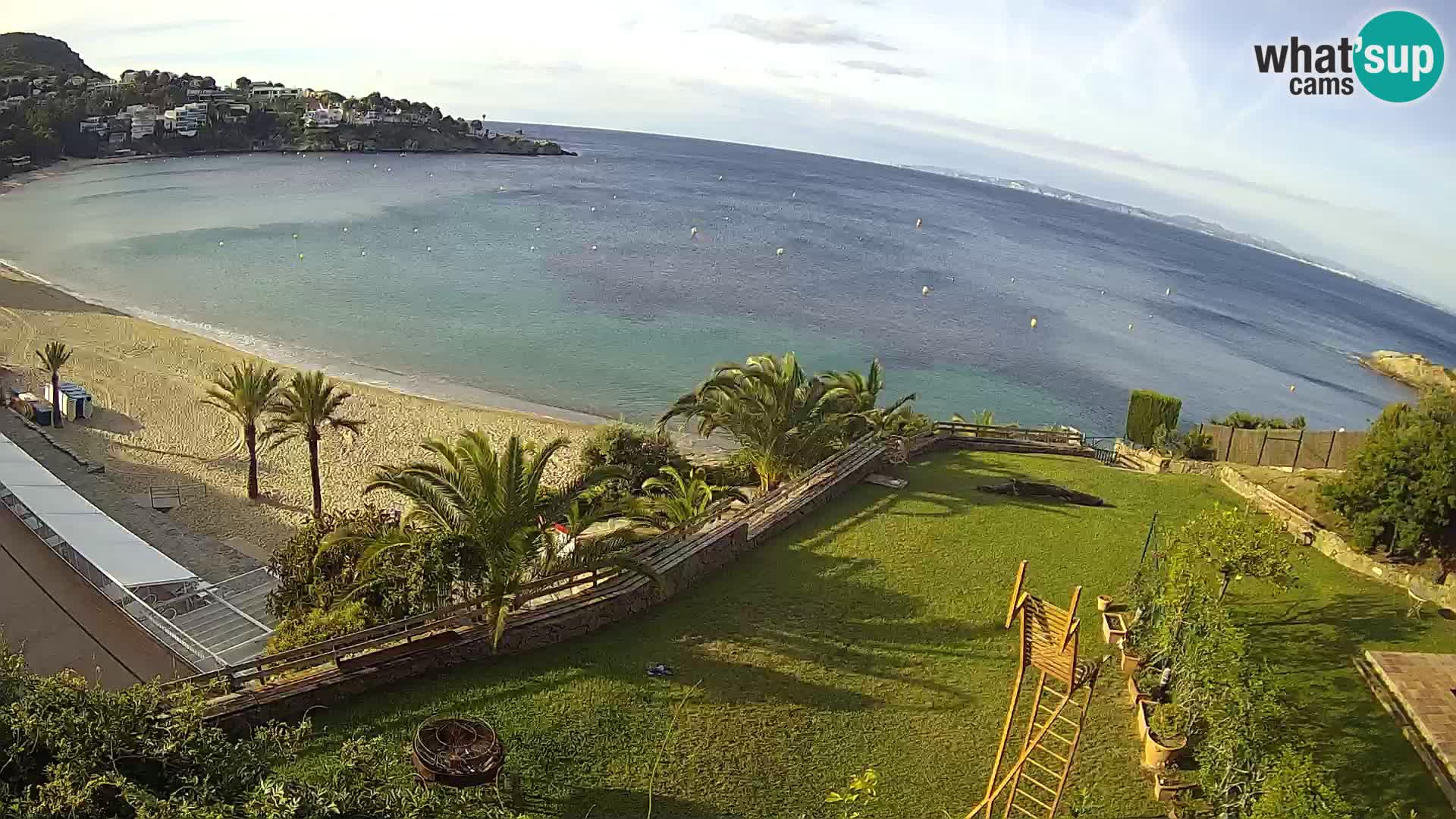 Plaža de l’Almadrava Spletna kamera Roses – Costa Brava – Španija