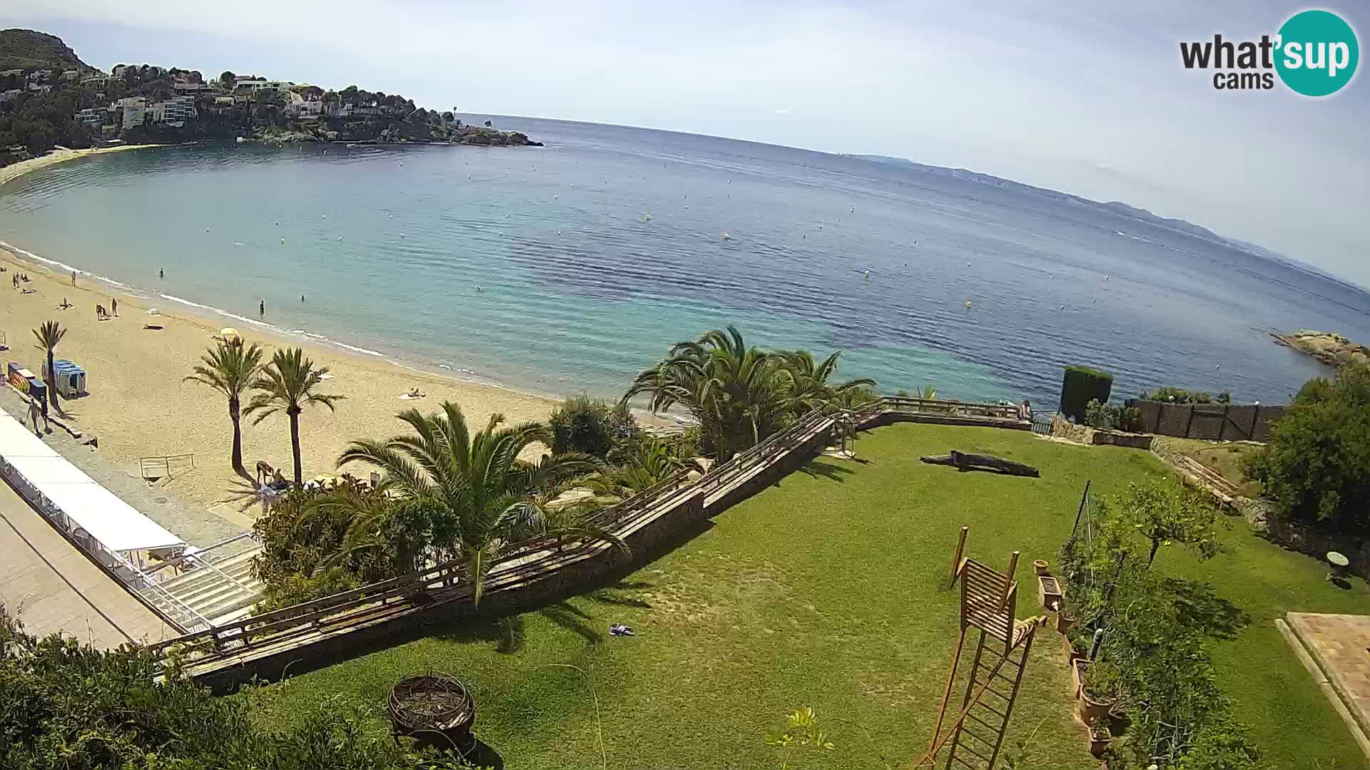 Plaža de l’Almadrava Spletna kamera Roses – Costa Brava – Španija