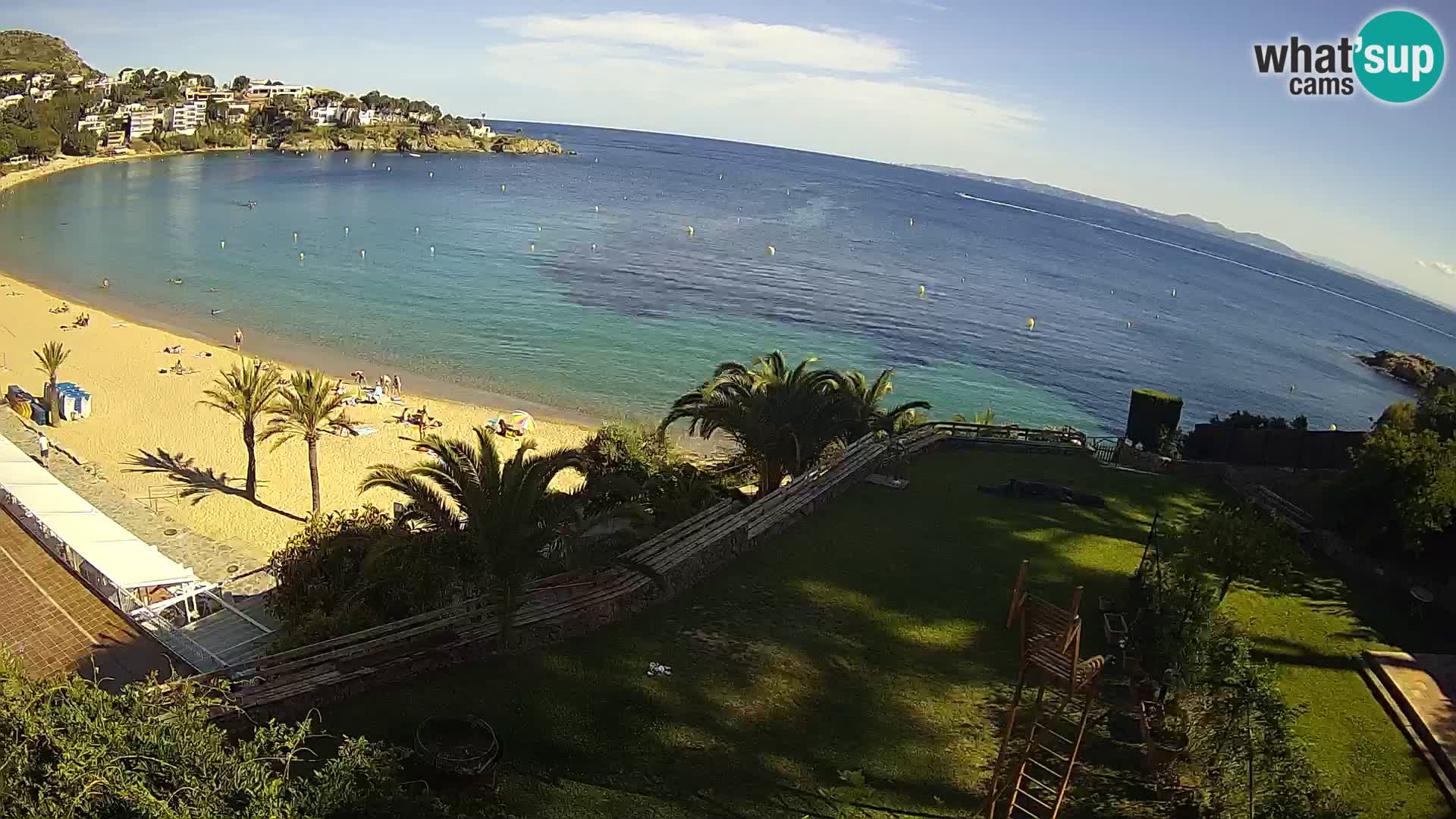 Platja de l’Almadrava beach Live Webcam Roses – Costa Brava – Spain