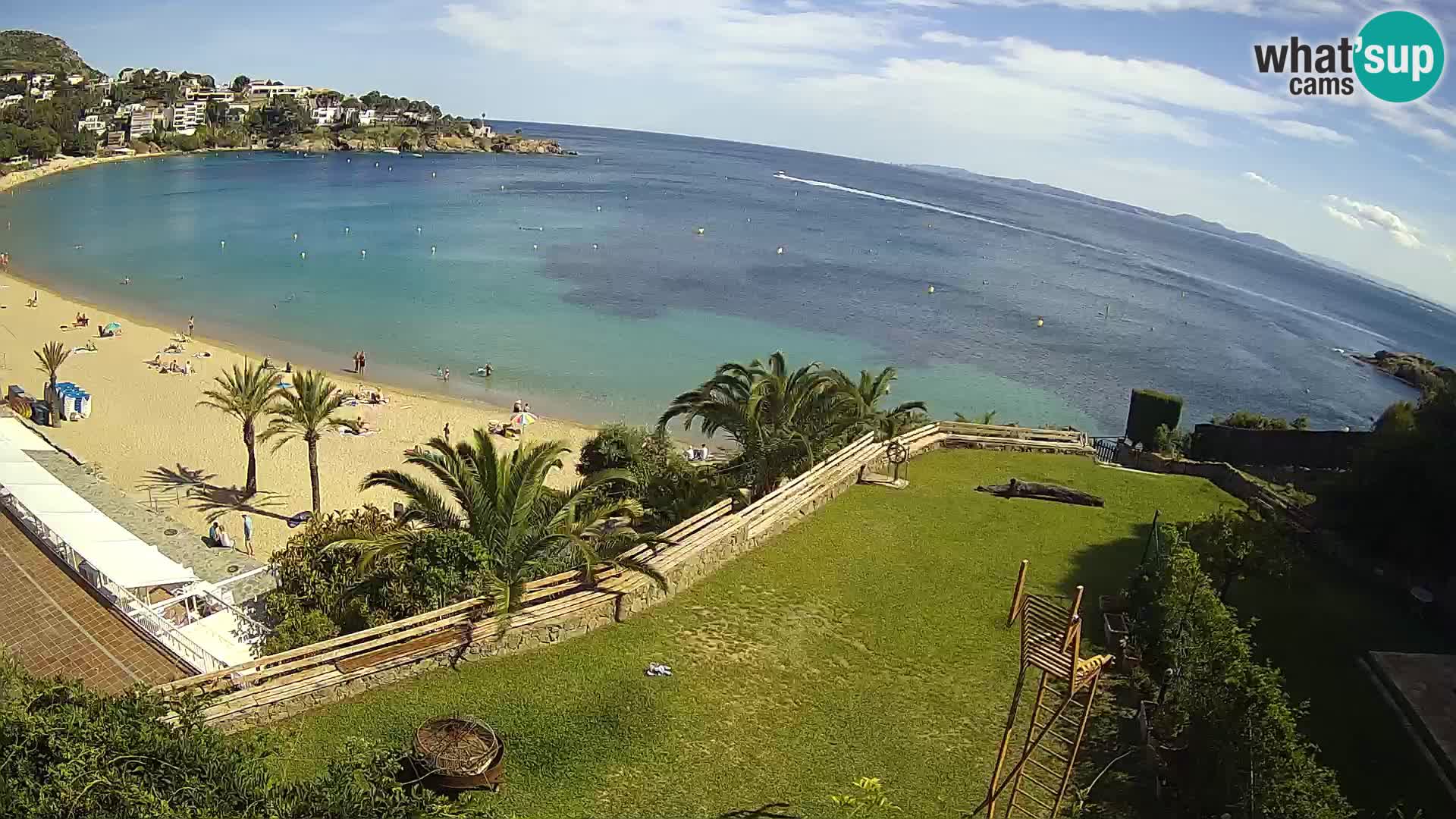 Platja de l’Almadrava beach Live Webcam Roses – Costa Brava – Spain