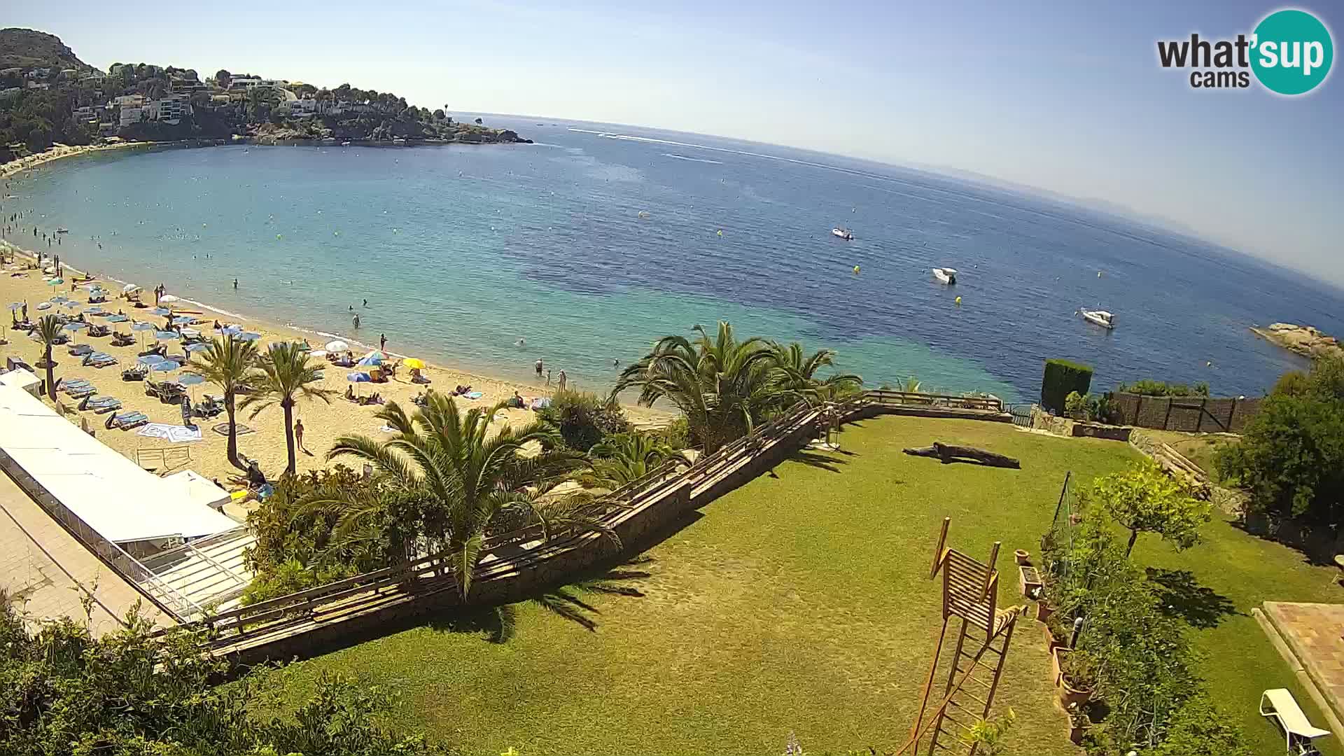Plaža de l’Almadrava Spletna kamera Roses – Costa Brava – Španija