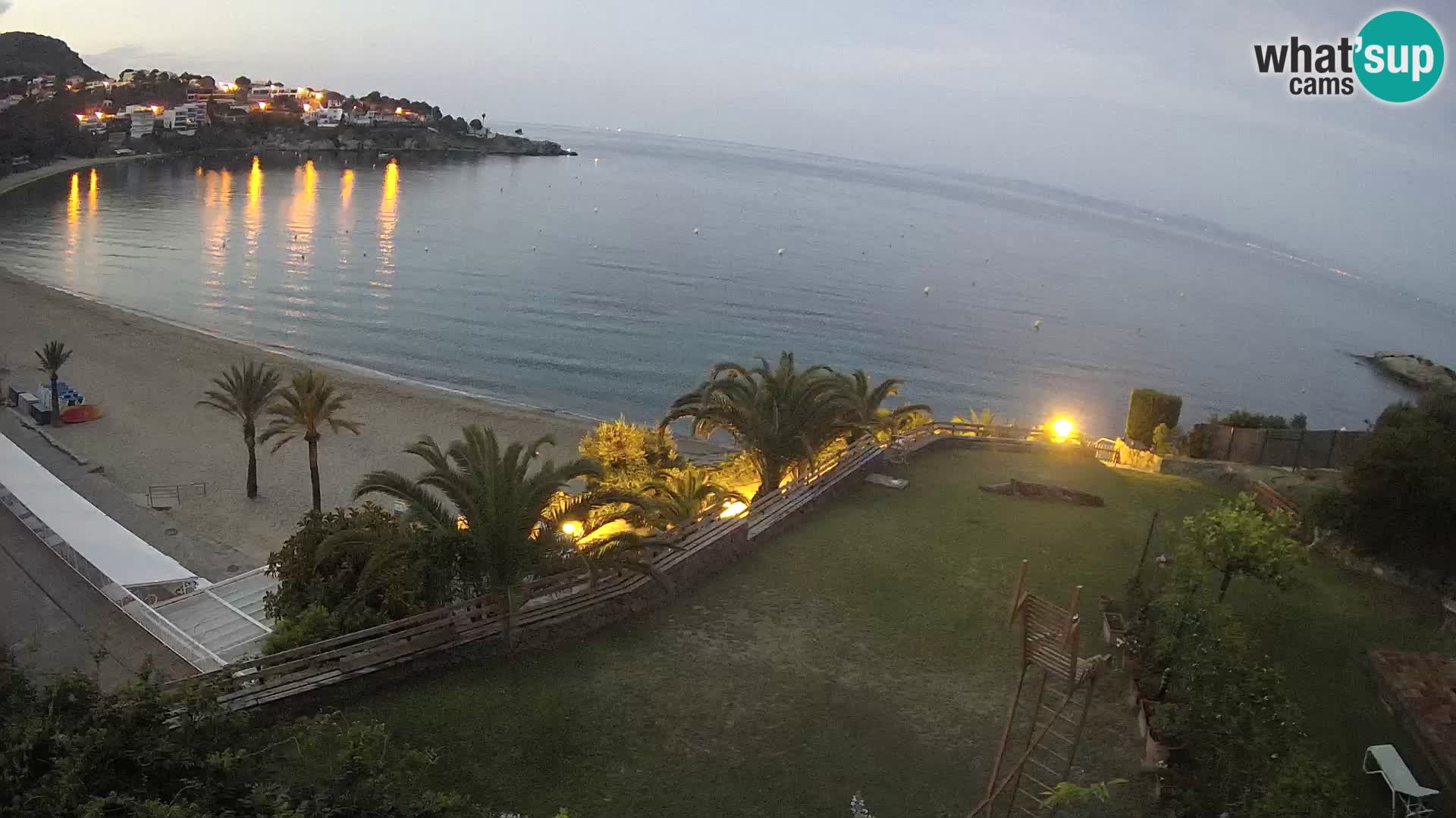 Plaža de l’Almadrava Spletna kamera Roses – Costa Brava – Španija