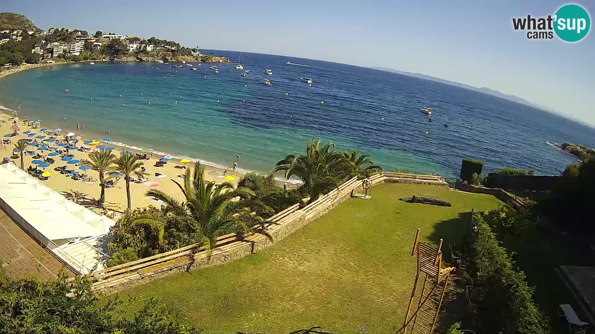 Platja de l’Almadrava beach Live Webcam Roses – Costa Brava – Spain