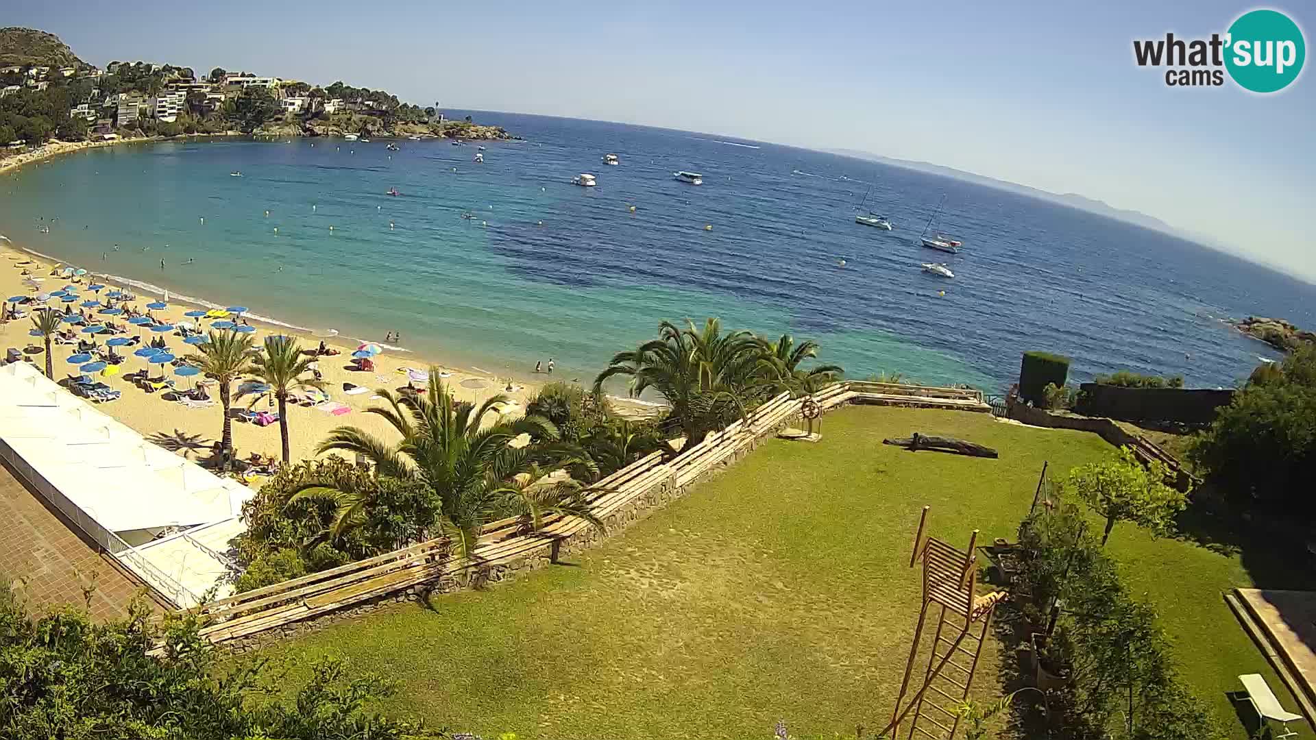 Platja de l’Almadrava Strand Webcam Roses – Costa Brava – Spanien