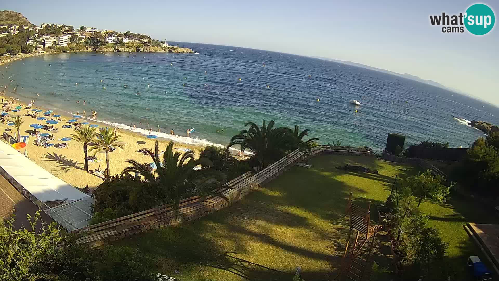 Platja de l’Almadrava Strand Webcam Roses – Costa Brava – Spanien