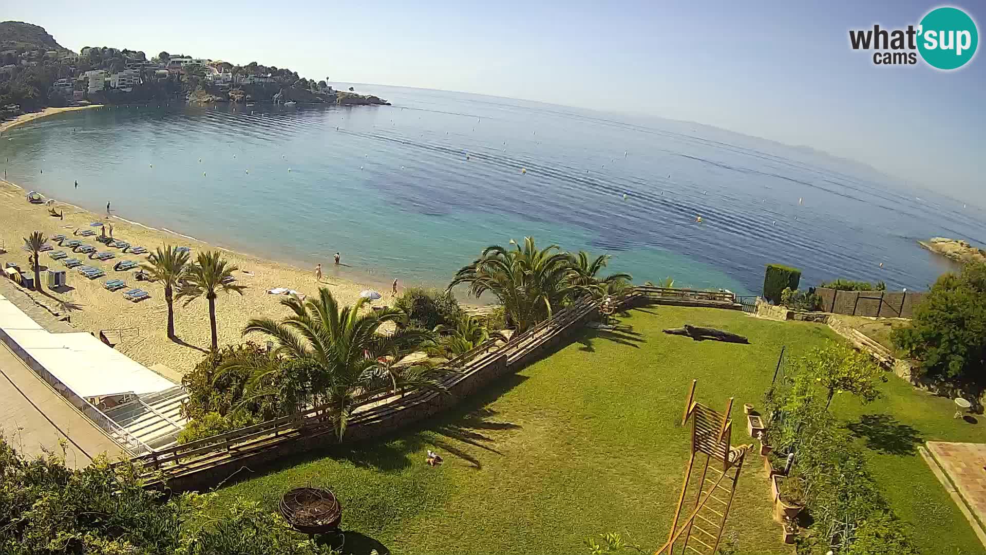 Platja de l’Almadrava beach Live Webcam Roses – Costa Brava – Spain