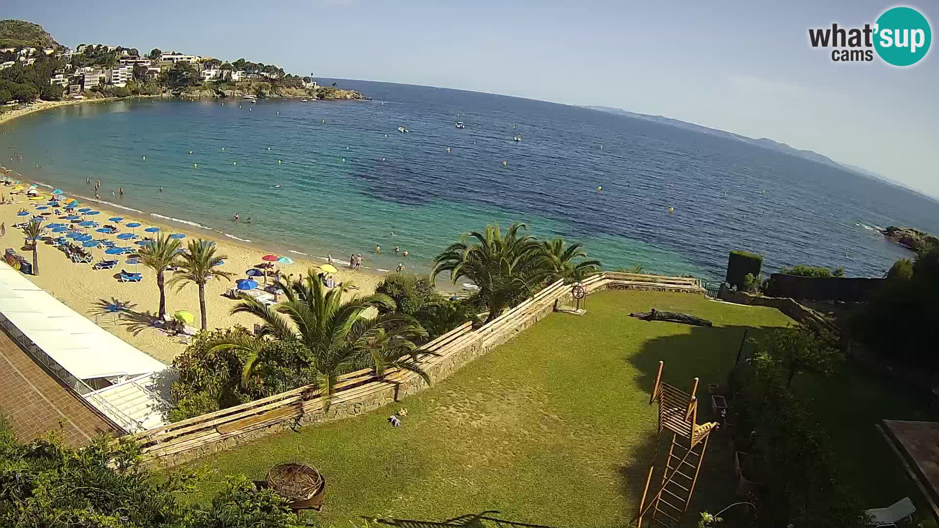 Platja de l’Almadrava beach Live Webcam Roses – Costa Brava – Spain
