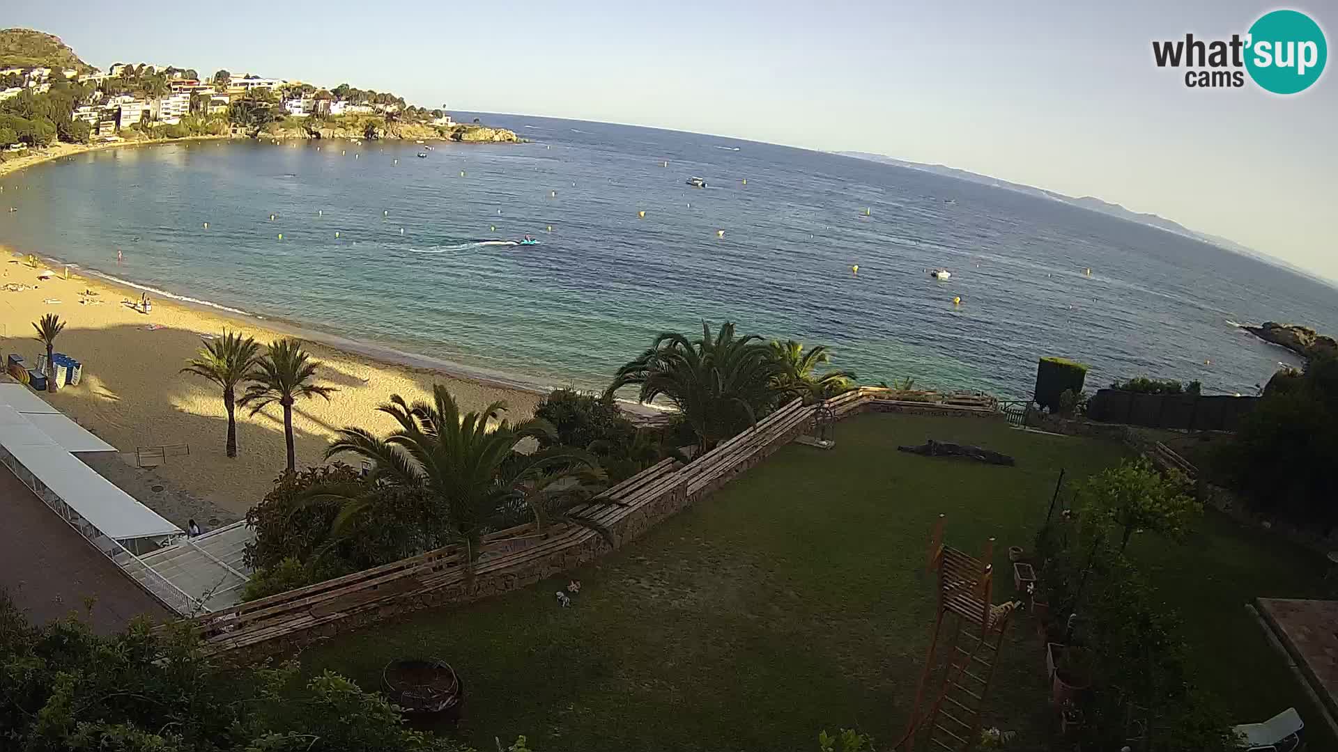 Plaža de l’Almadrava Spletna kamera Roses – Costa Brava – Španija