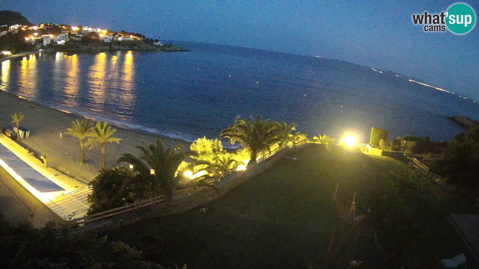 Plaža de l’Almadrava Spletna kamera Roses – Costa Brava – Španija