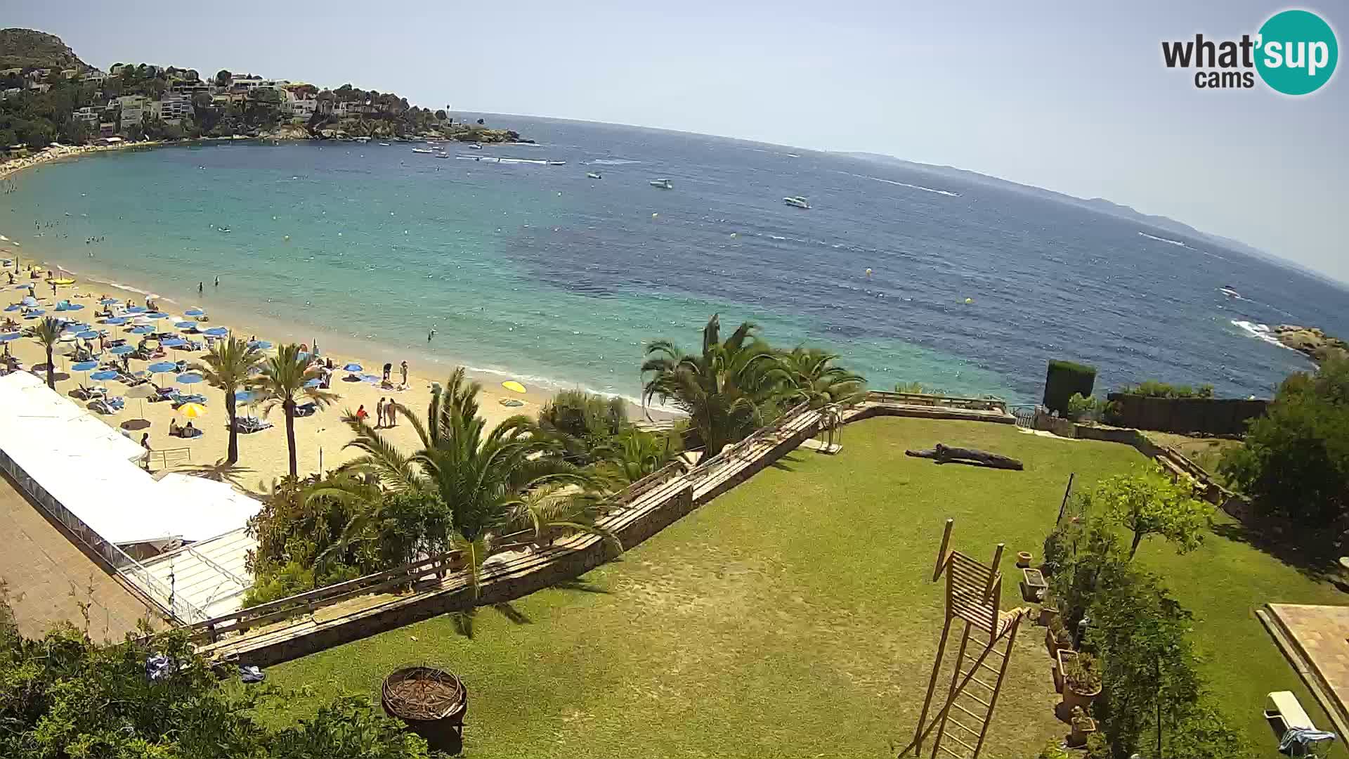 Platja de l’Almadrava beach Live Webcam Roses – Costa Brava – Spain