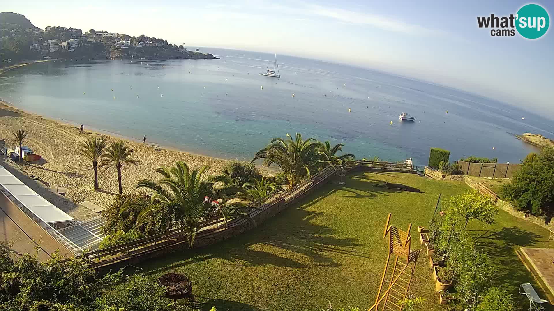 Platja de l’Almadrava beach Live Webcam Roses – Costa Brava – Spain