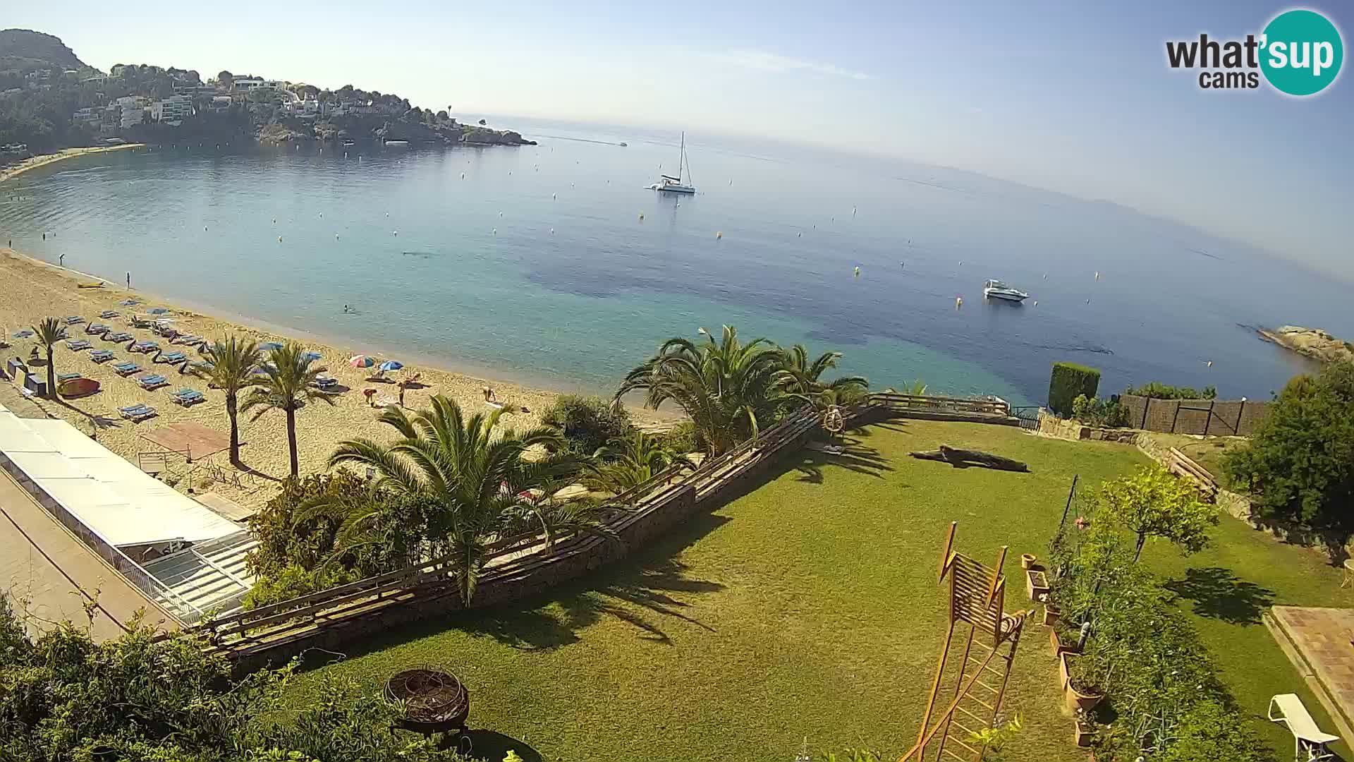 Plaža de l’Almadrava Spletna kamera Roses – Costa Brava – Španija